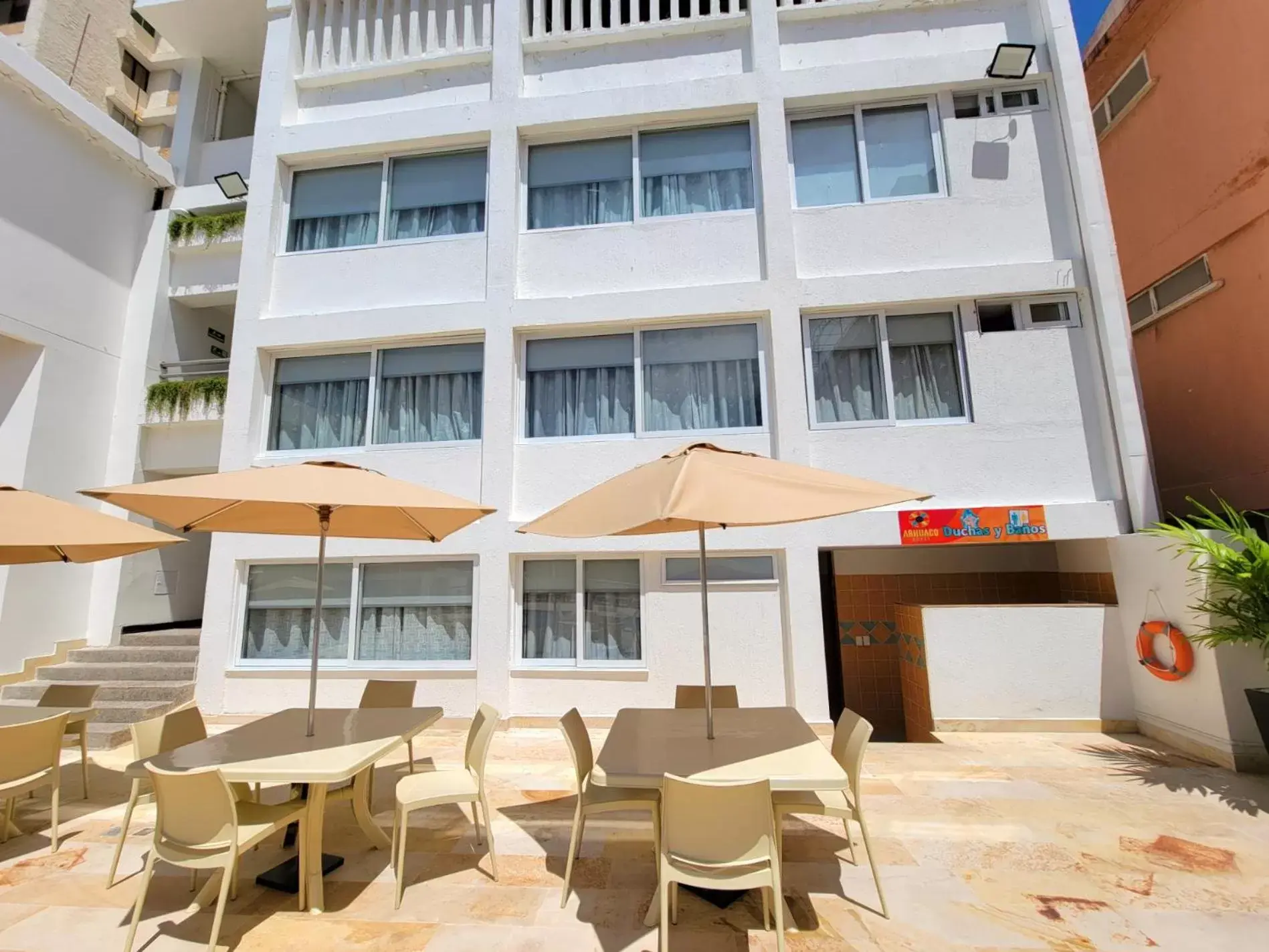 Patio, Property Building in Hotel Arhuaco