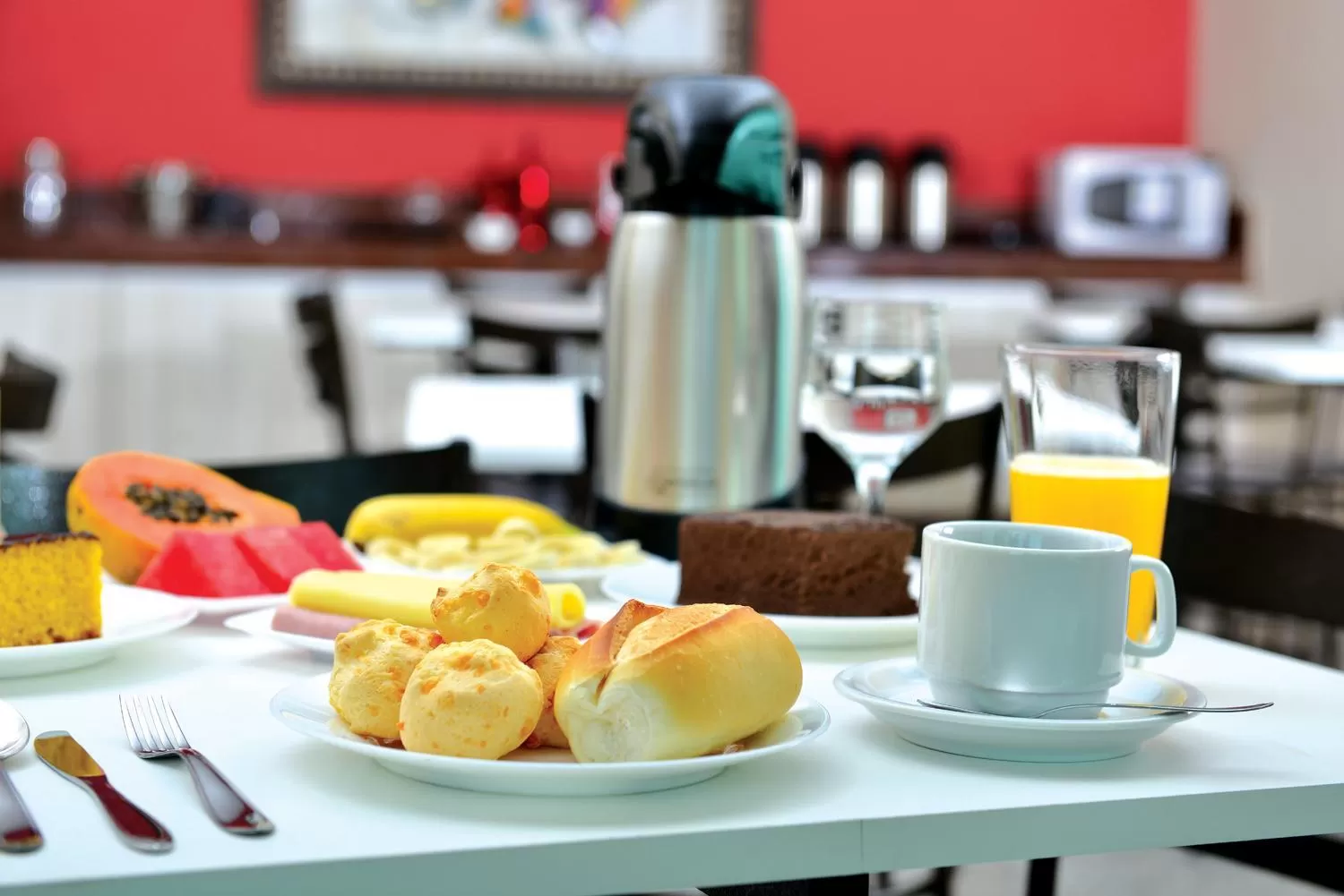 Food and drinks in Domus Hotel Cidade Nobre - Ipatinga