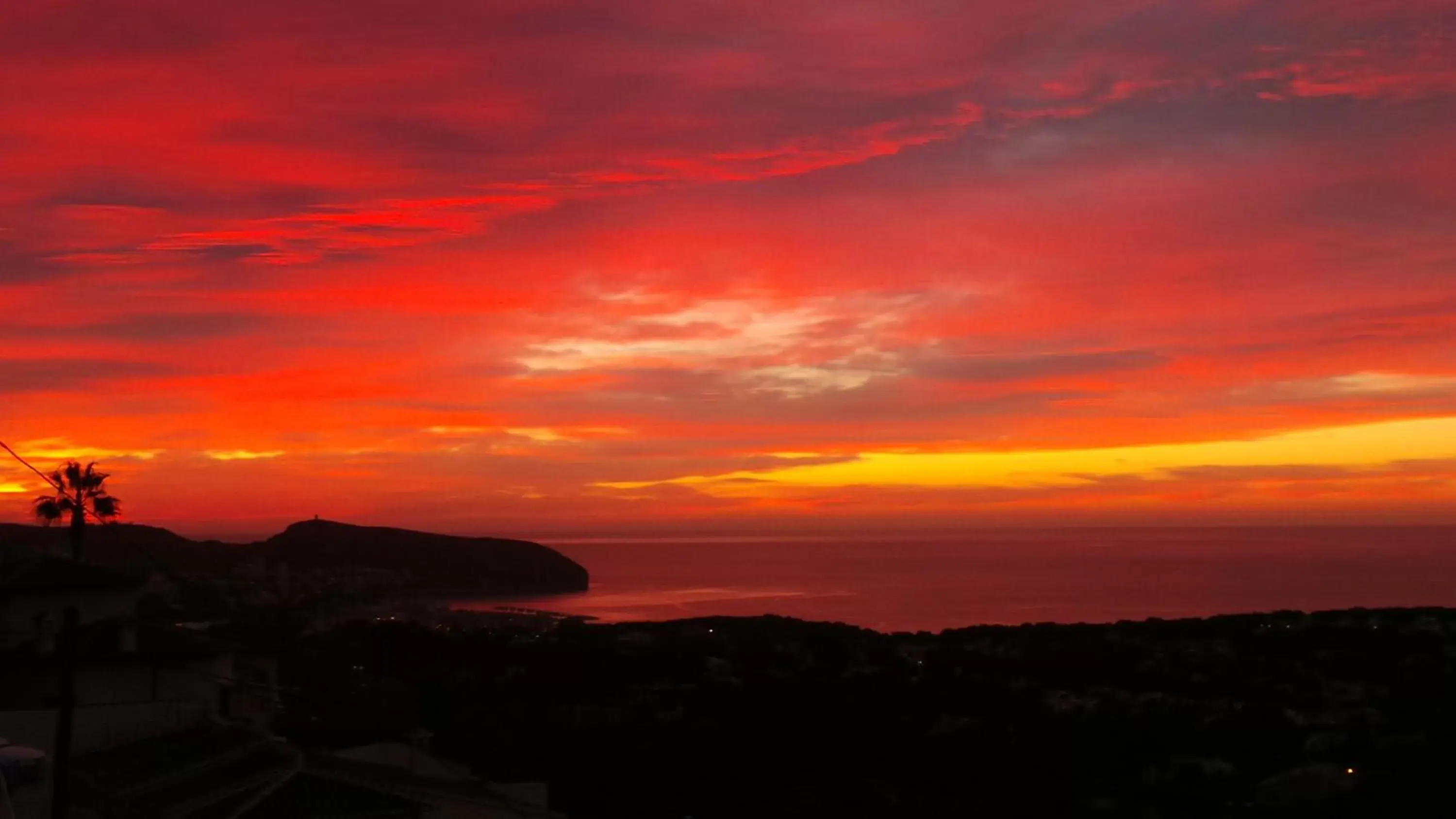 On site, Sunrise/Sunset in Villa Beniarres Guest House B&B in Moraira