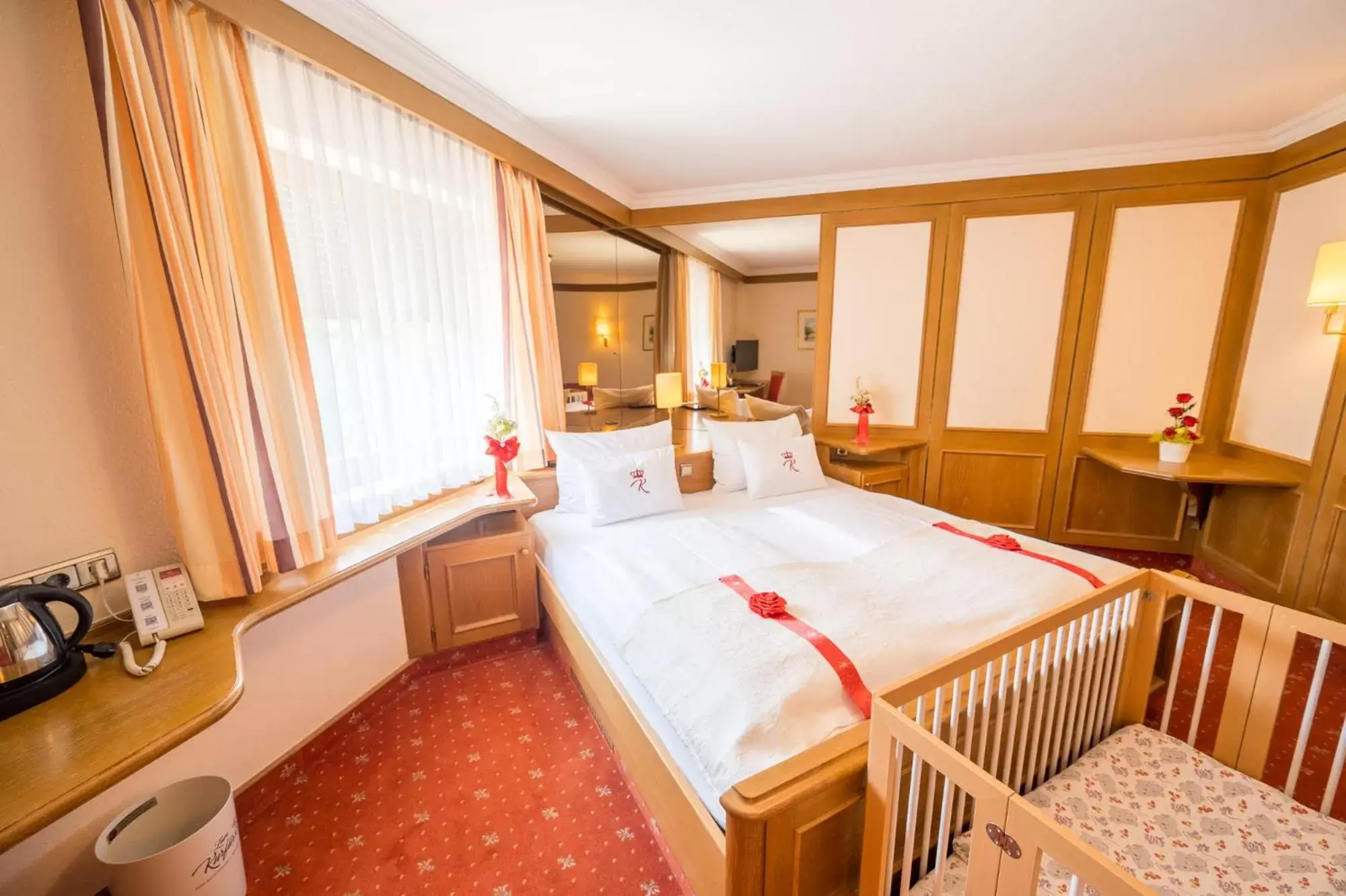 Bed in Hotel am Schlosspark Zum Kurfürst