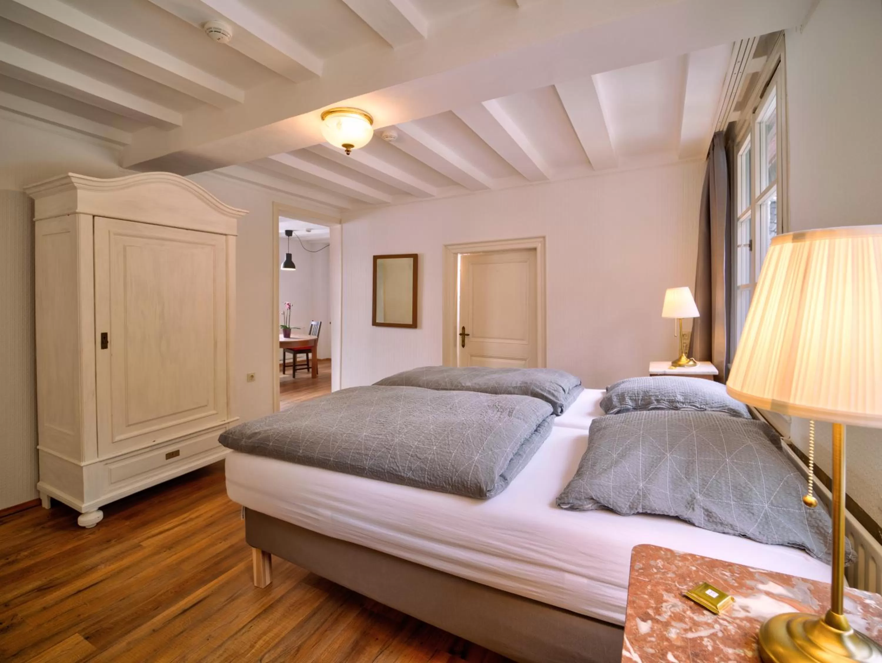 Bedroom, Bed in Haus Stehlings