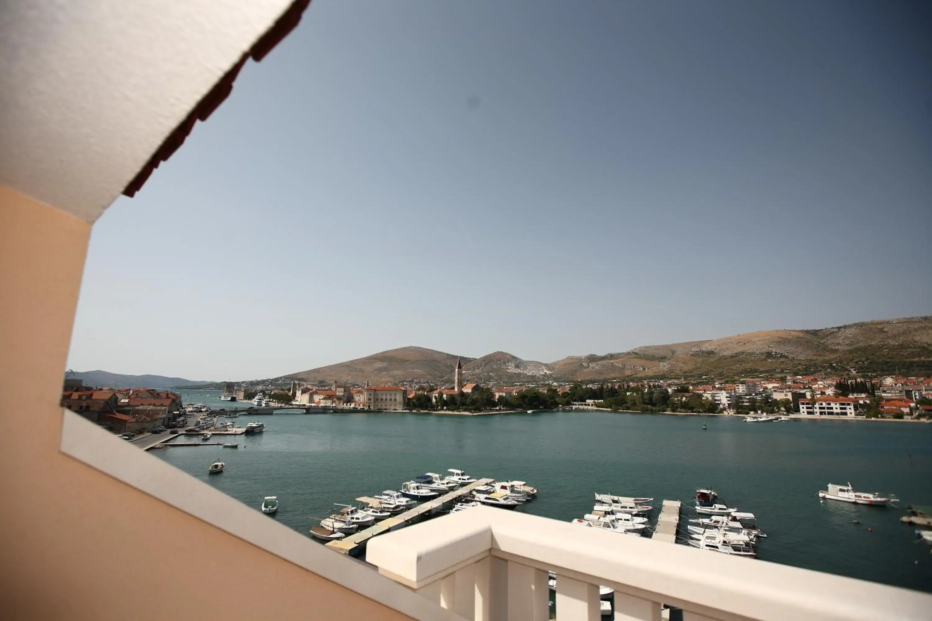 View (from property/room), Balcony/Terrace in Hotel Trogir Palace