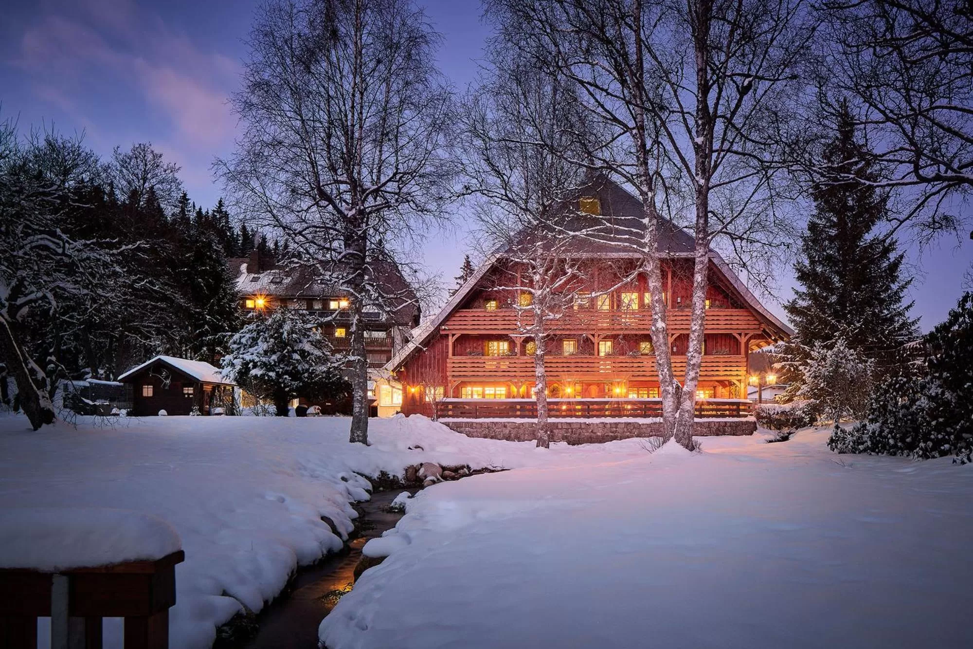 Property building, Winter in Boutique Hotel Mühle Schluchsee