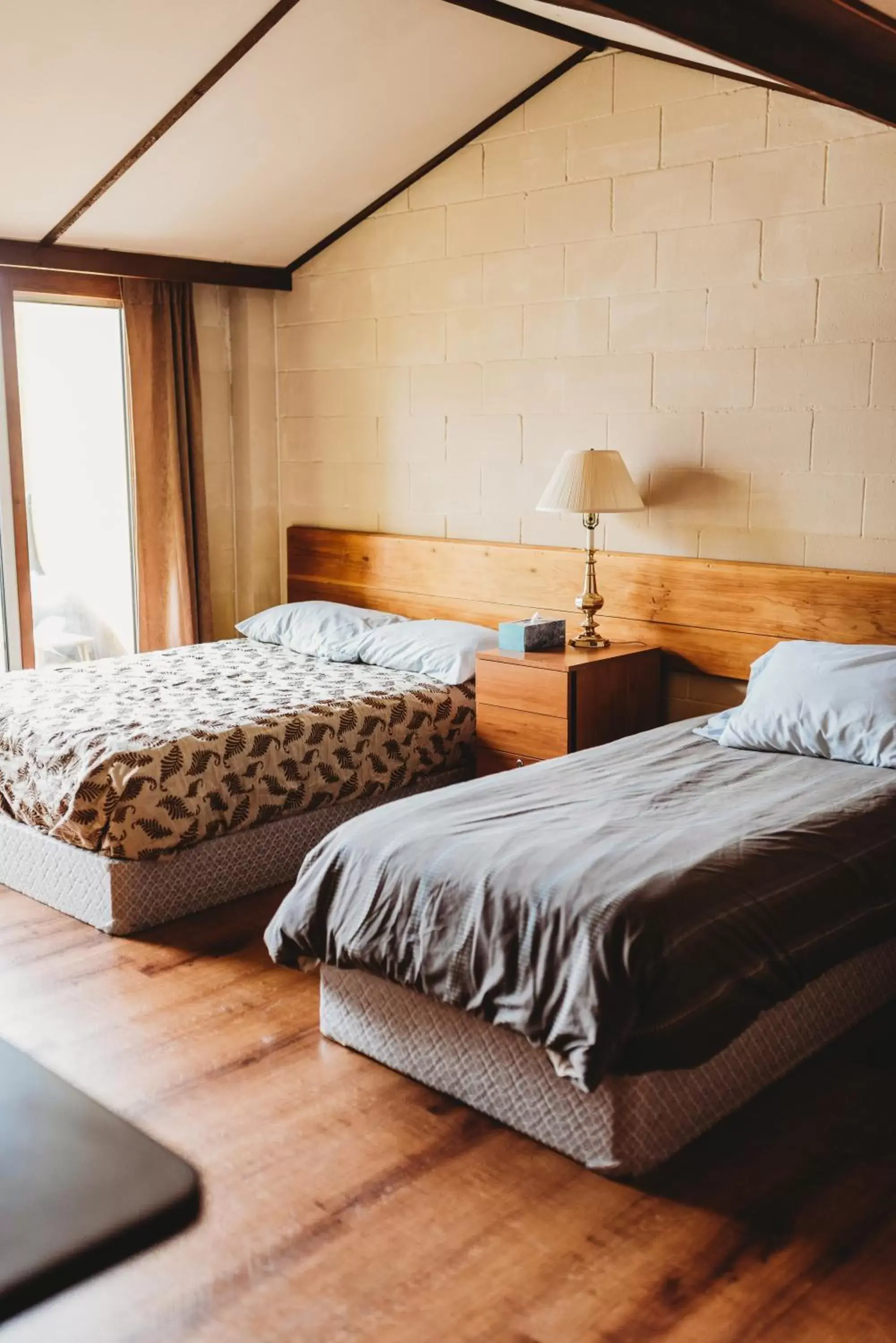 Bed in The Oceanfront Hotel