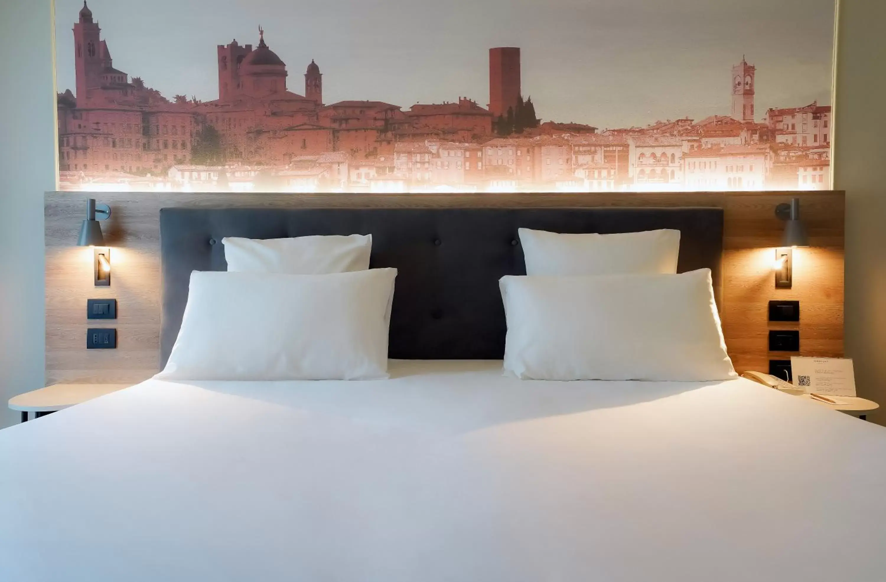 Bed in Mercure Bergamo Centro Palazzo Dolci