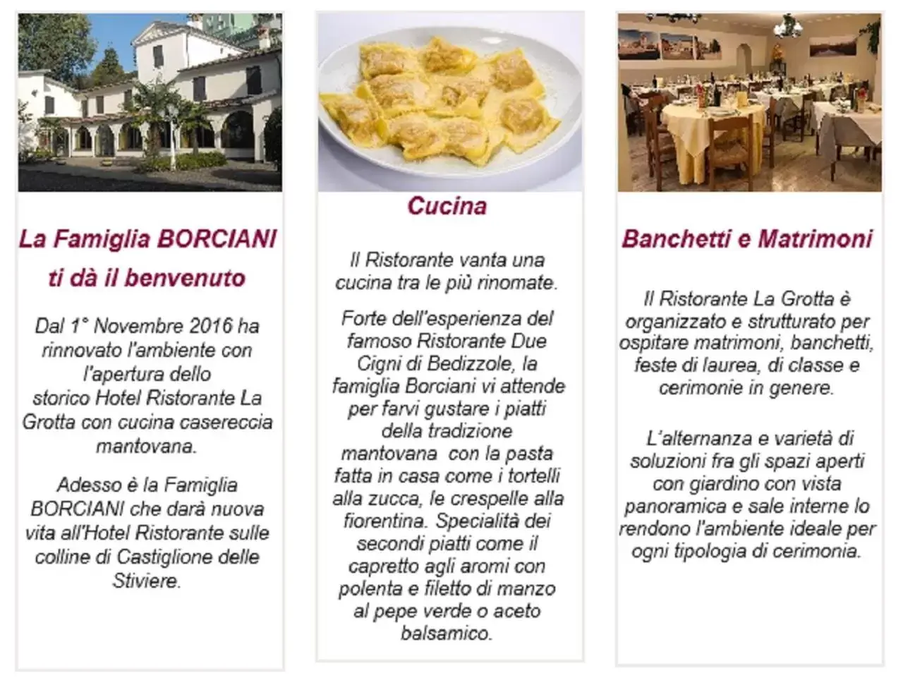 Restaurant/places to eat in Hotel Ristorante La Grotta