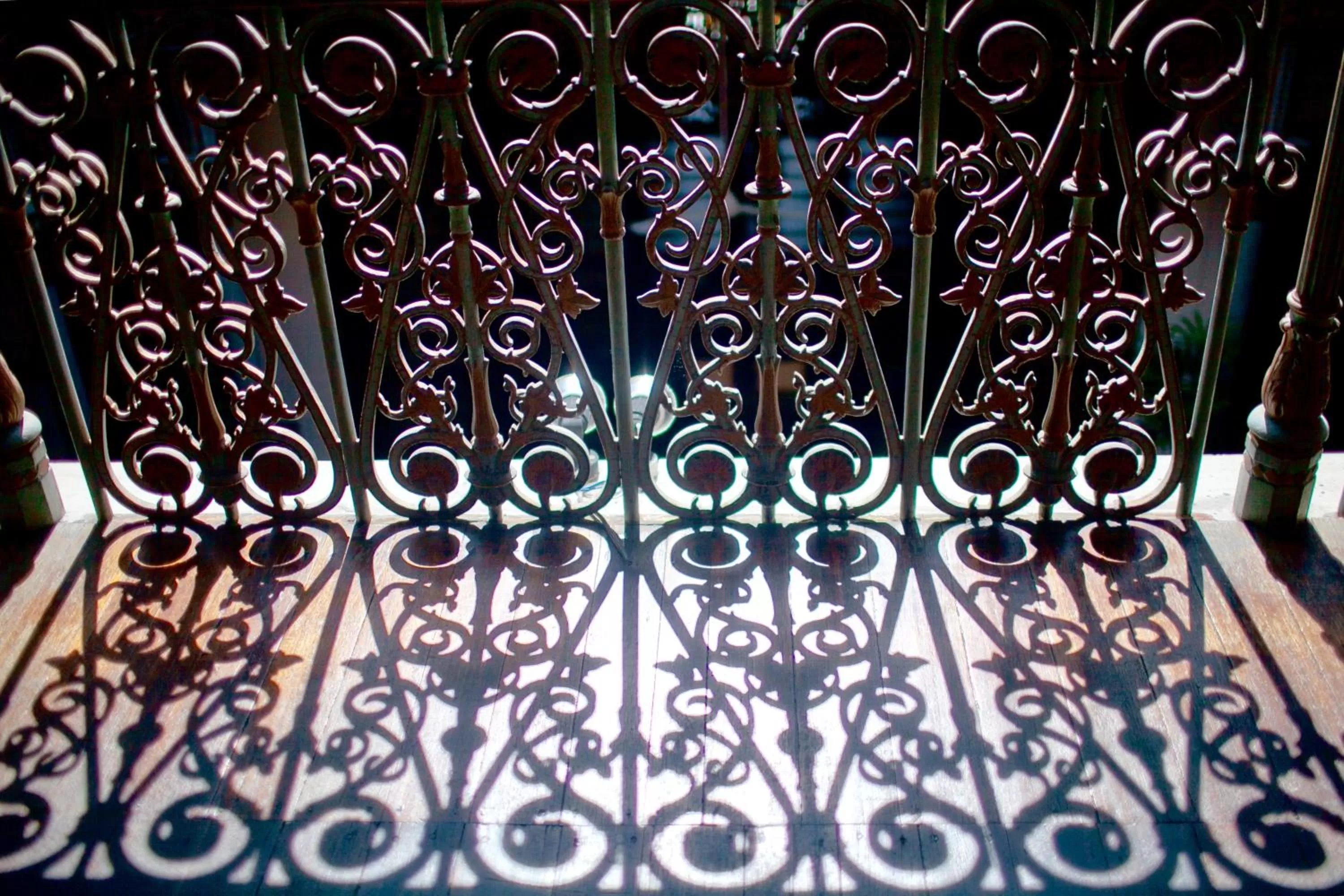 Decorative detail in Cheong Fatt Tze - The Blue Mansion