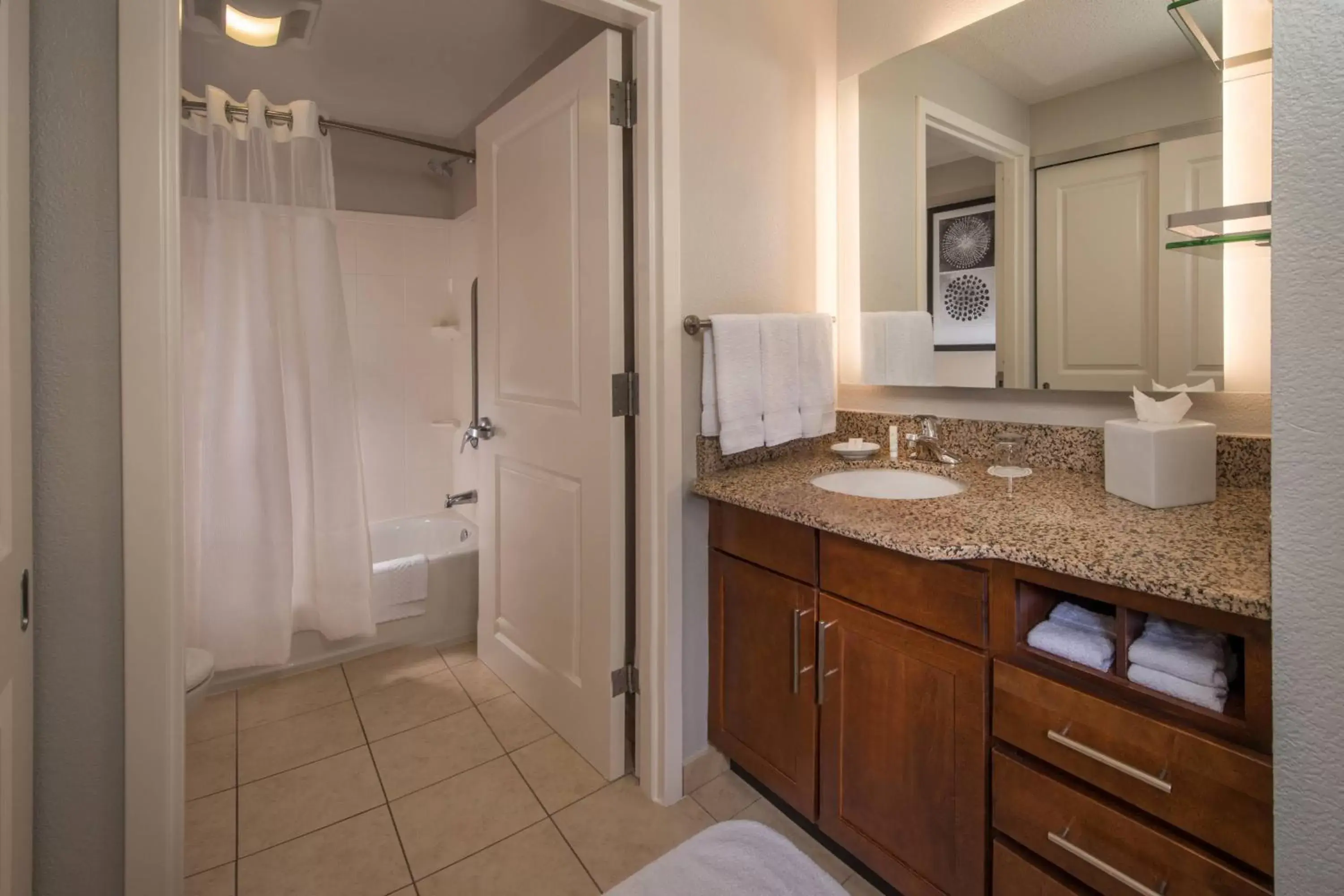 Bathroom in Residence Inn Dulles Airport At Dulles 28 Centre