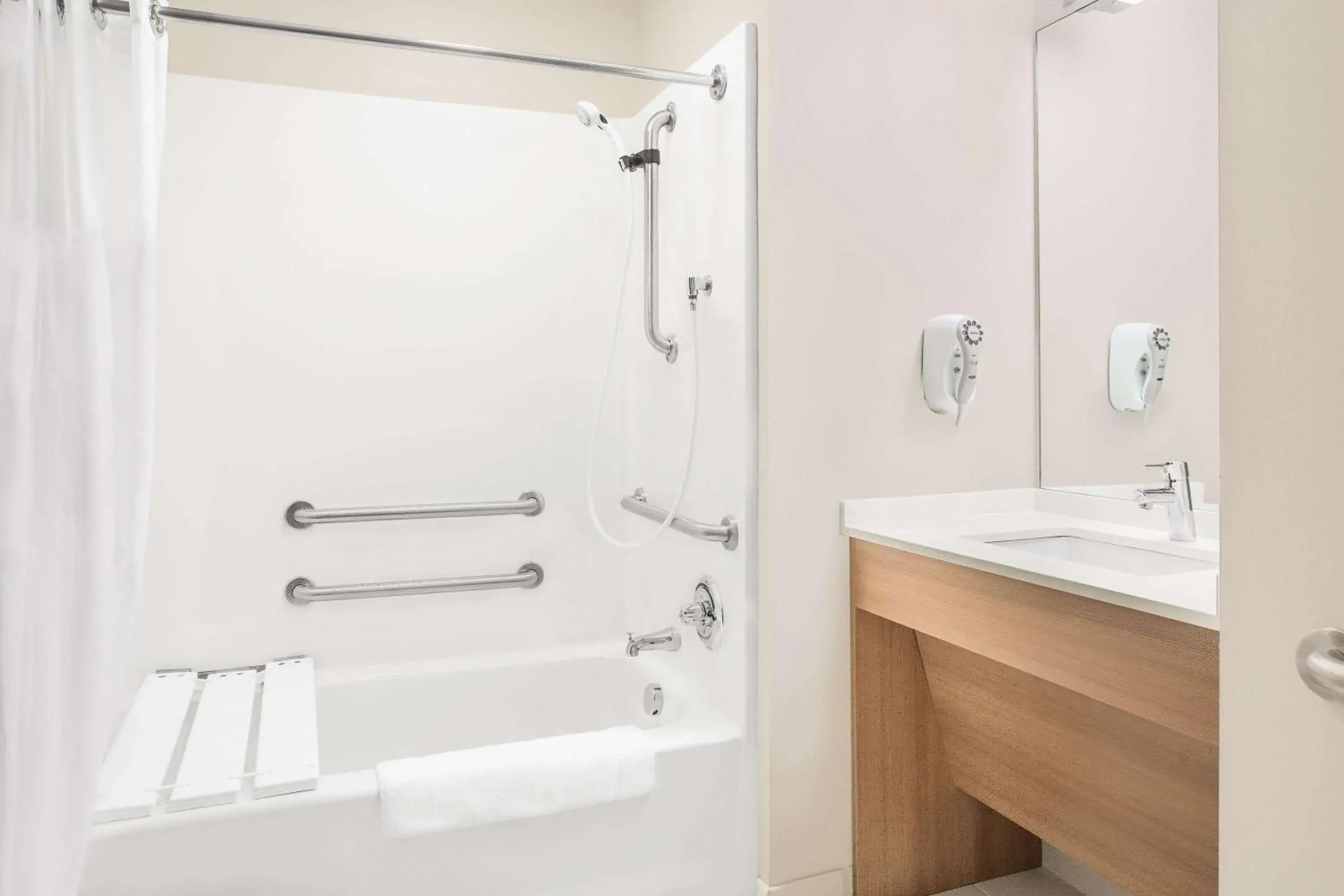 Bathroom in Microtel Inn & Suites by Wyndham Ocean City