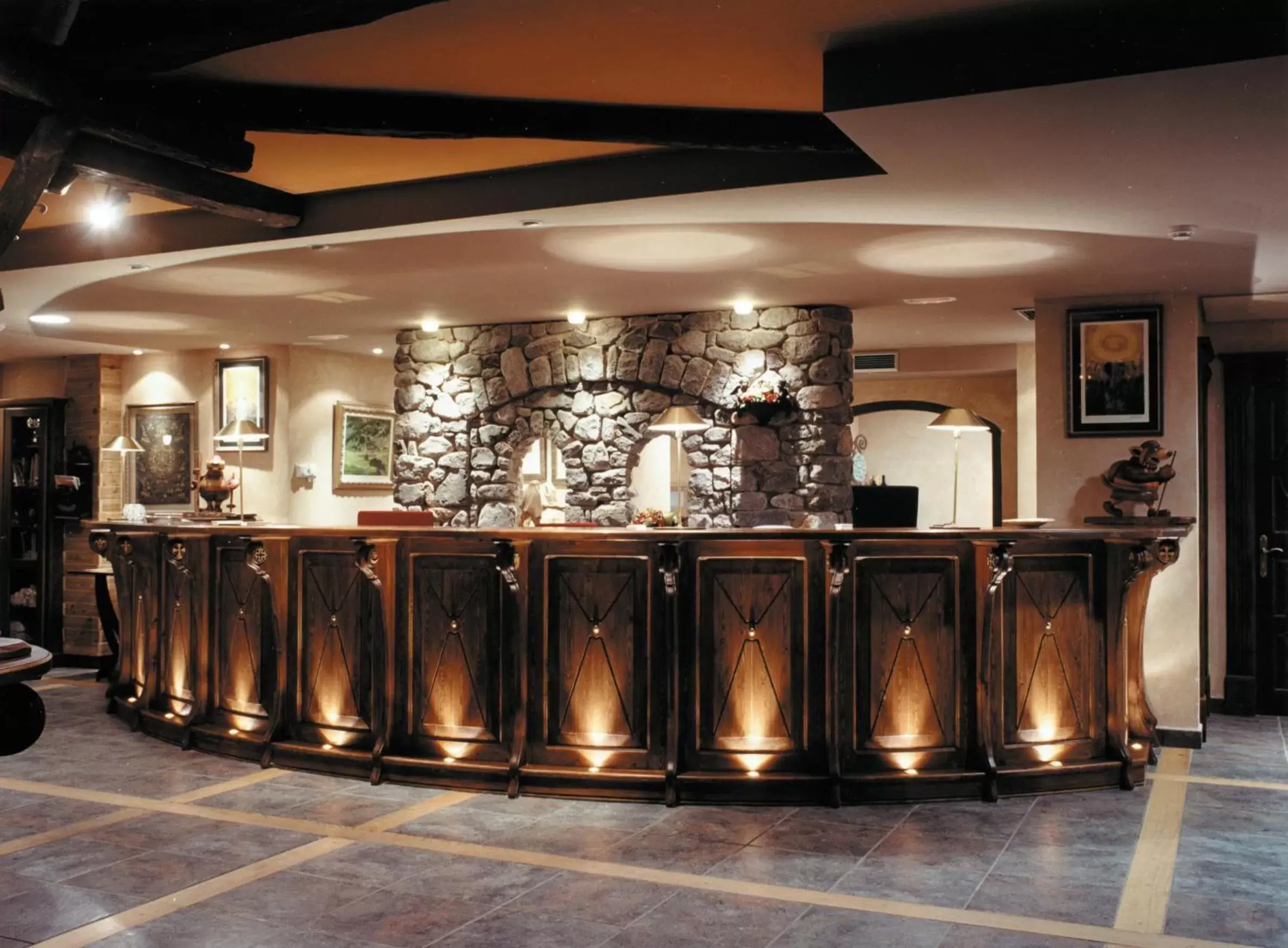 Lobby or reception in Hotel Hospital de Benasque Lobby or reception in Hotel Hospital de Benasque
