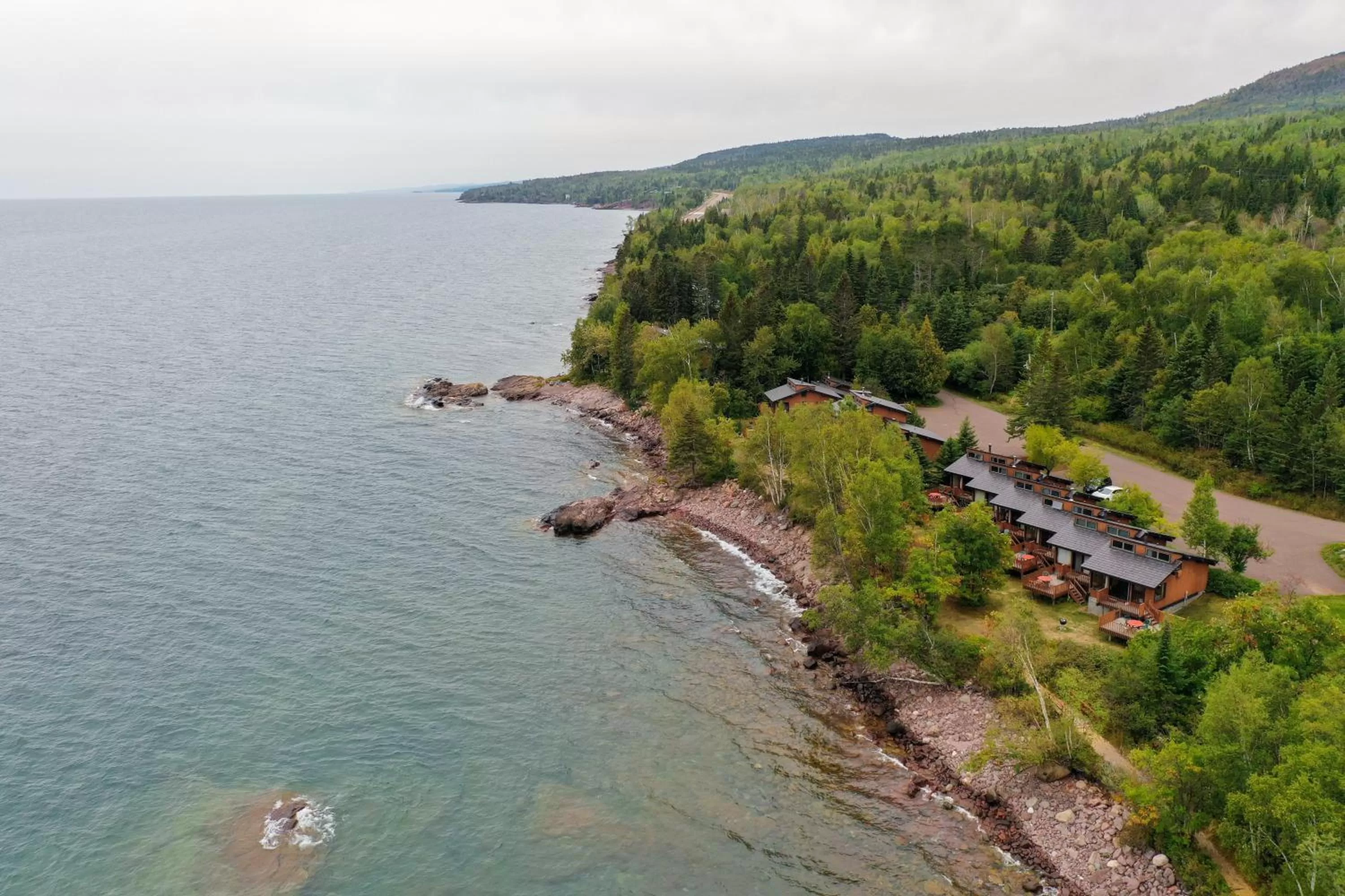 Property building, Bird's-eye View in Lutsen Sea Villas