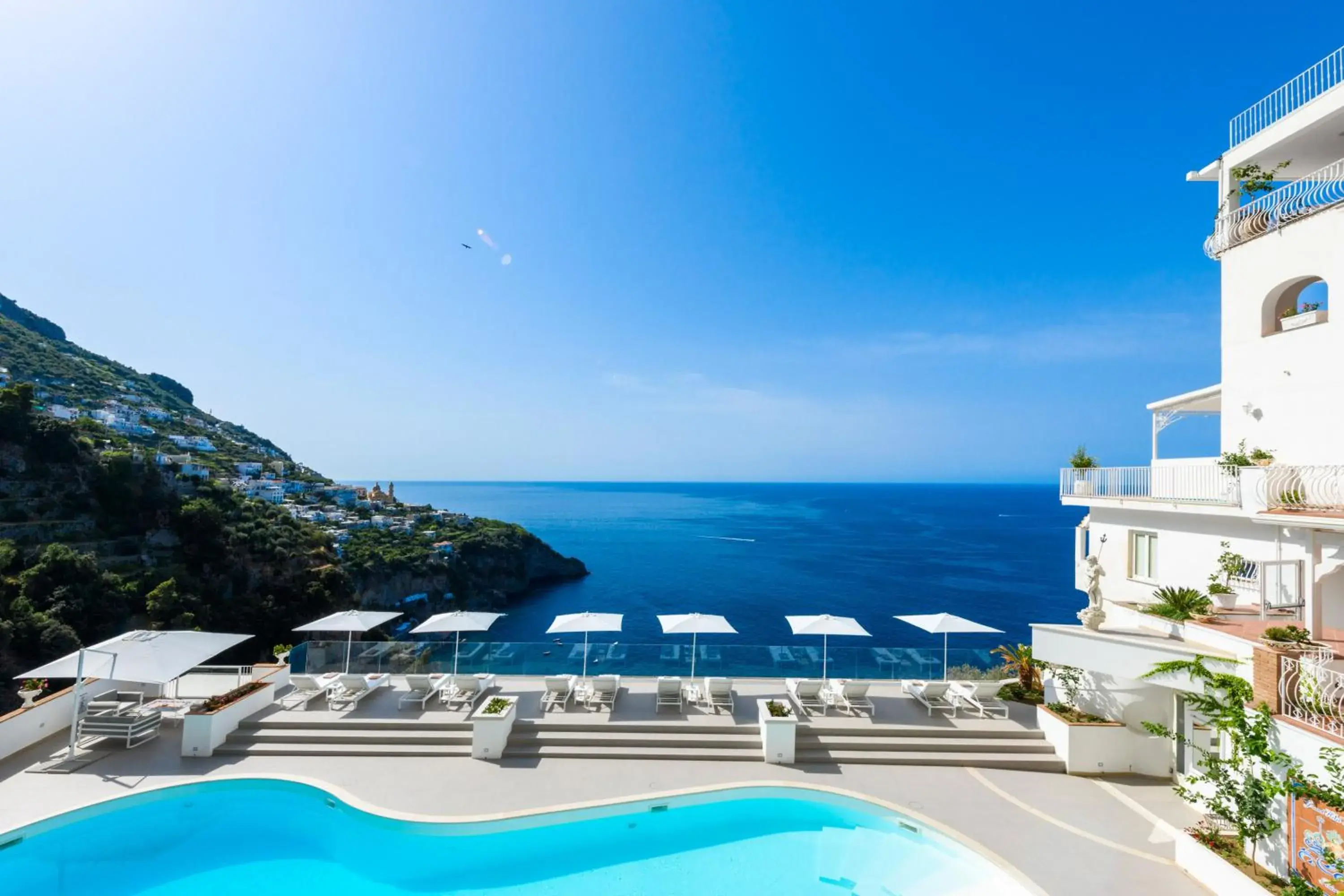 Swimming pool, Pool View in Grand Hotel Tritone