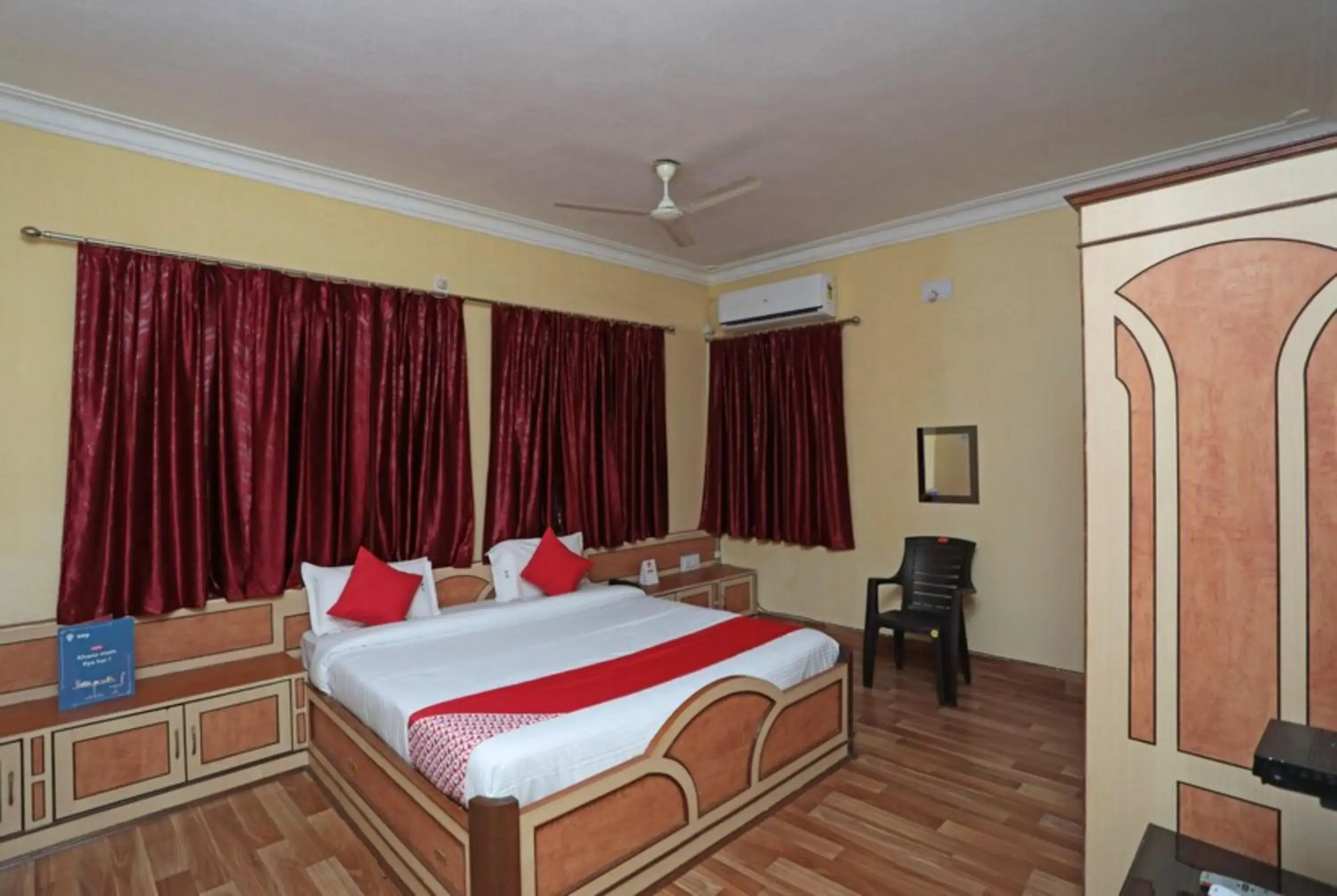 Bedroom, Bed in Goroomgo Pink Villa Guest House Bhubaneswar