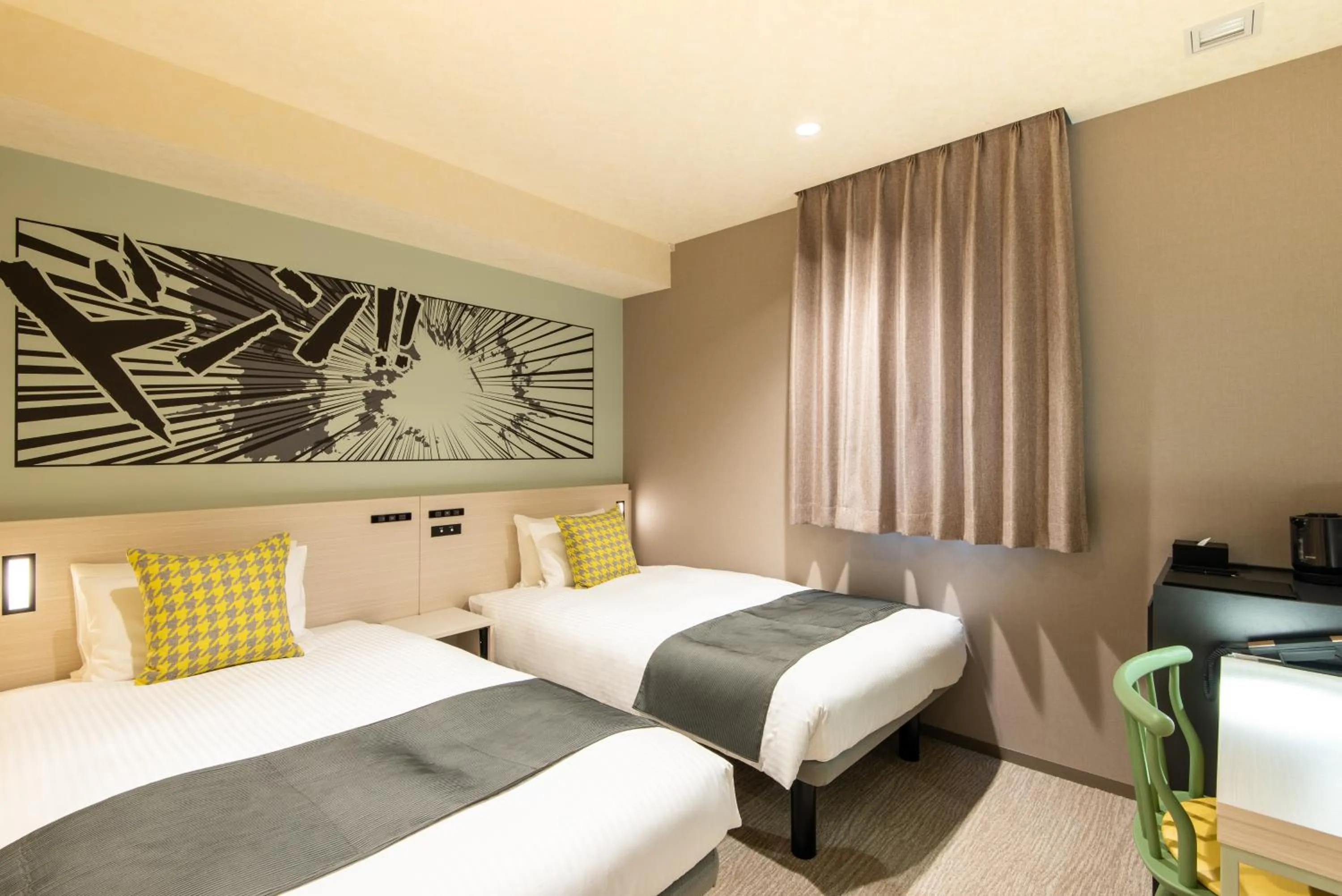 Bed in La'gent Hotel Shinjuku Kabukicho