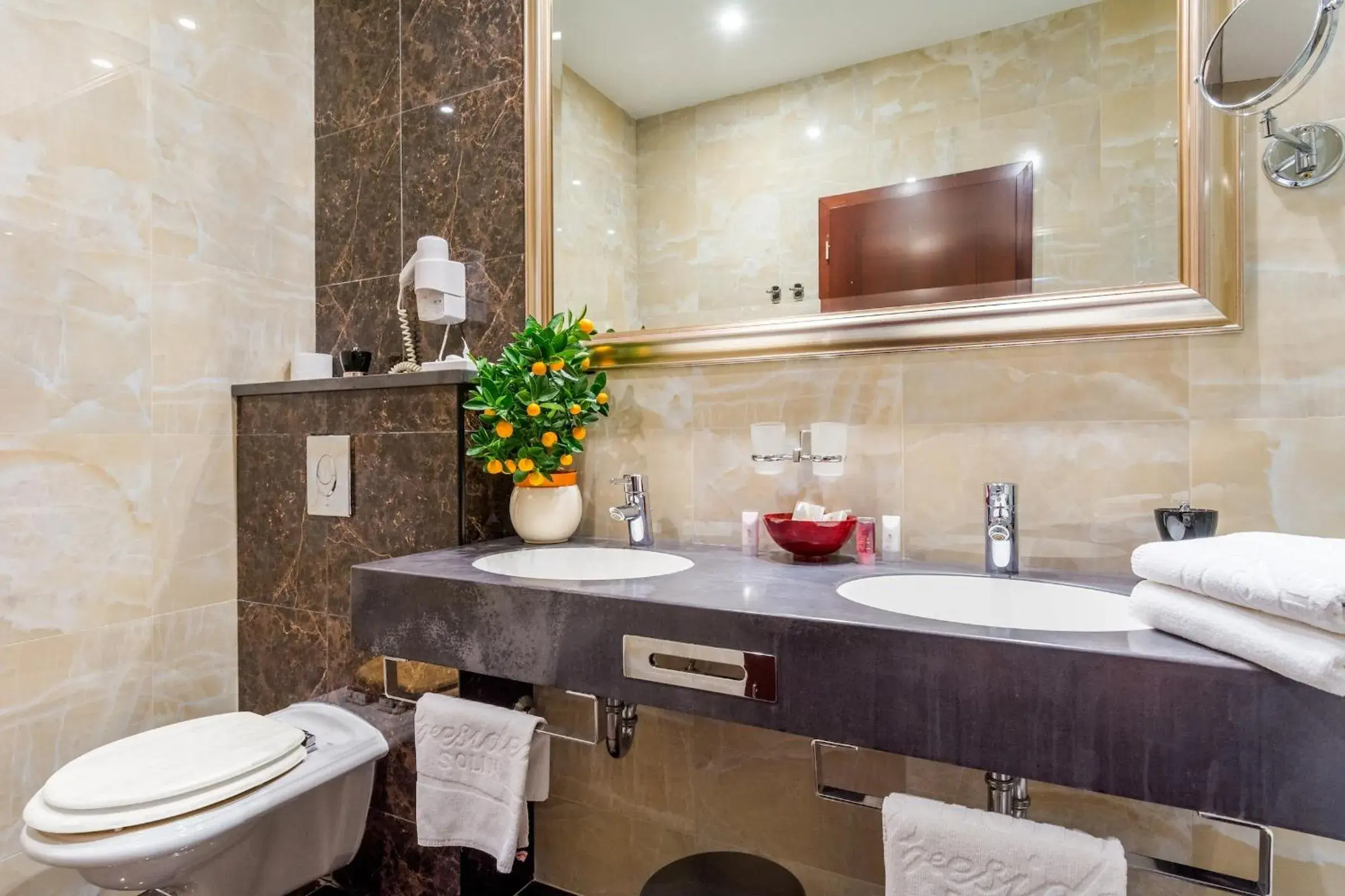 Bathroom in Hotel President Solin