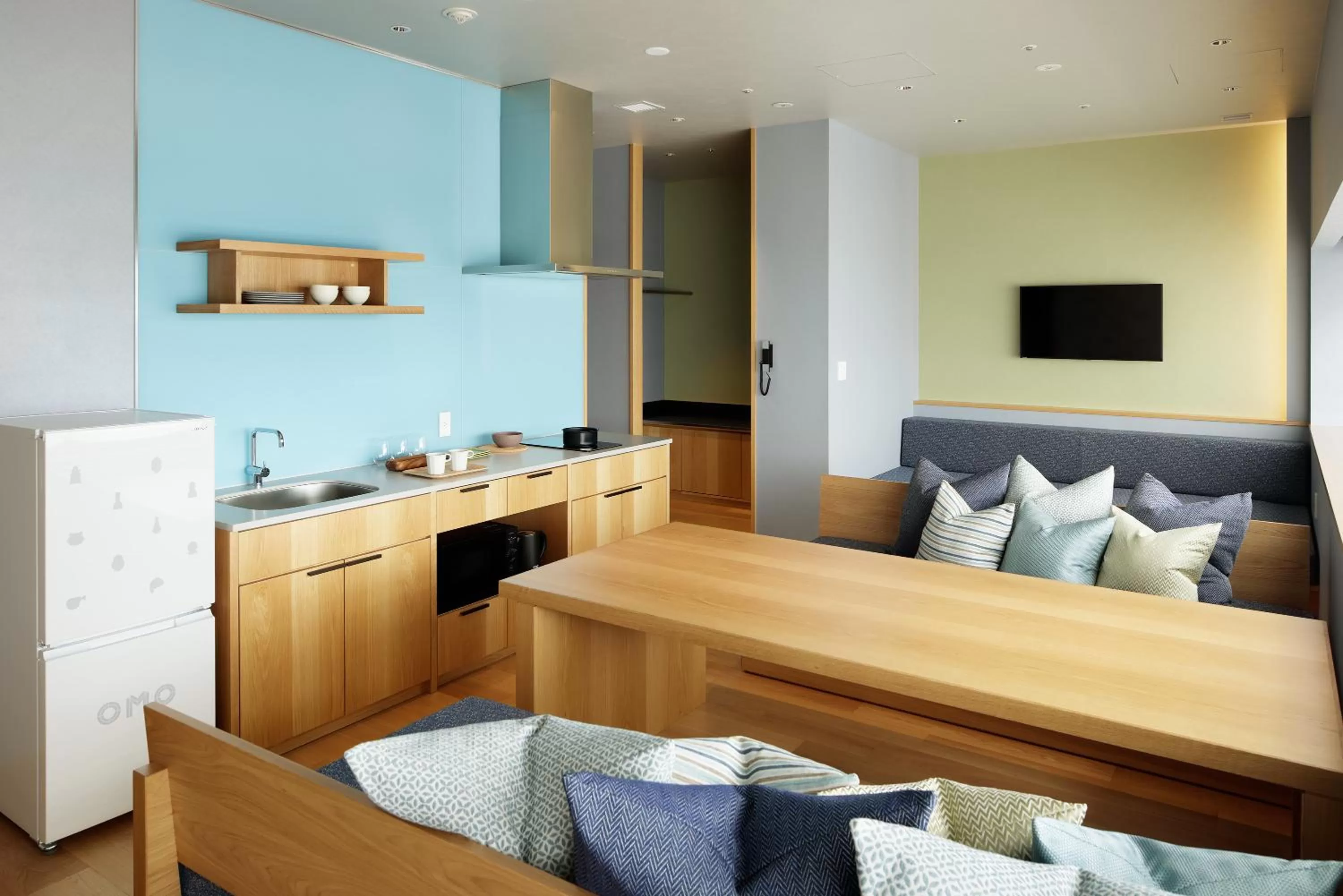 Kitchen or kitchenette in OMO7 Osaka by Hoshino Resorts