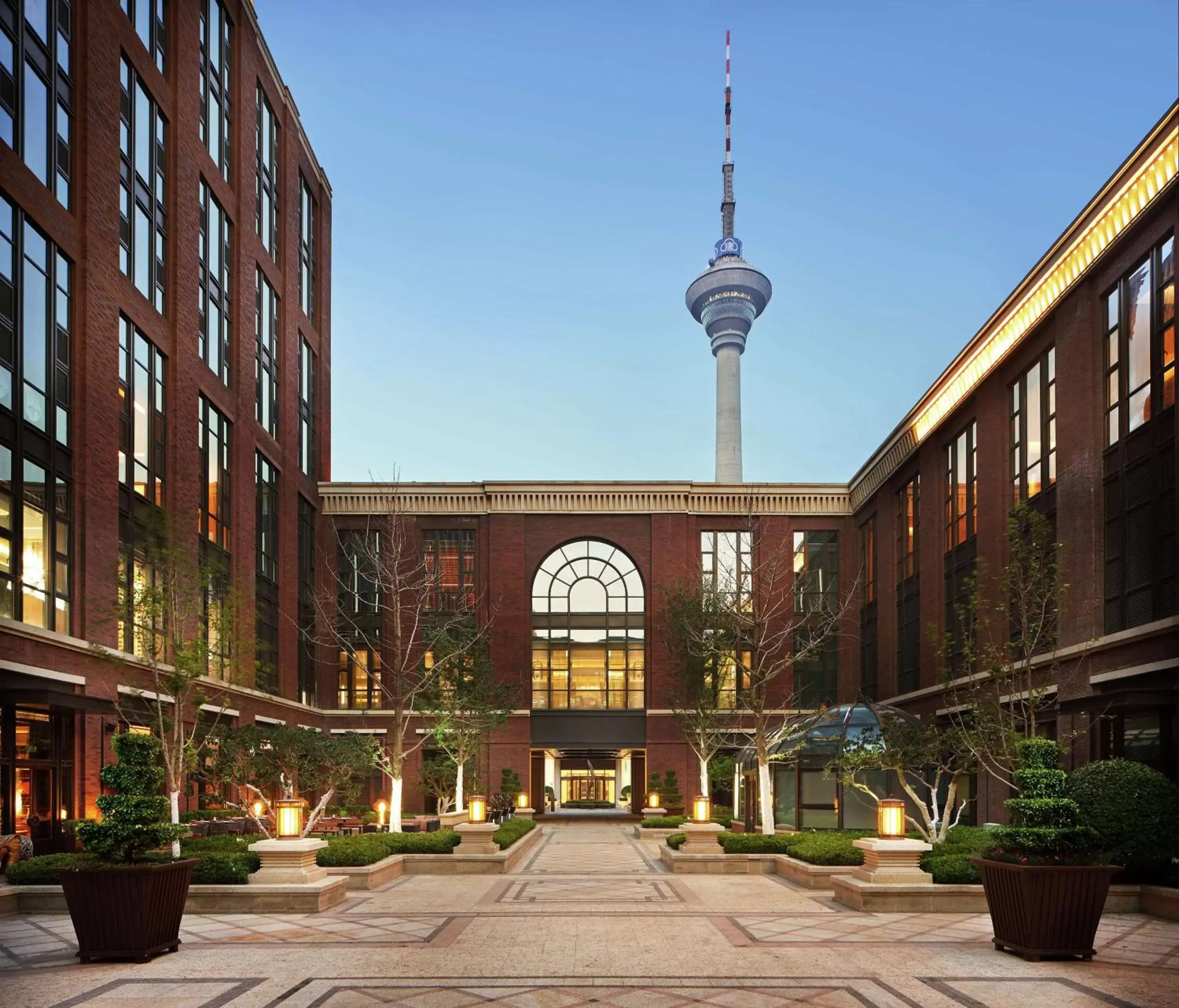 Inner courtyard view, Property Building in Conrad Tianjin