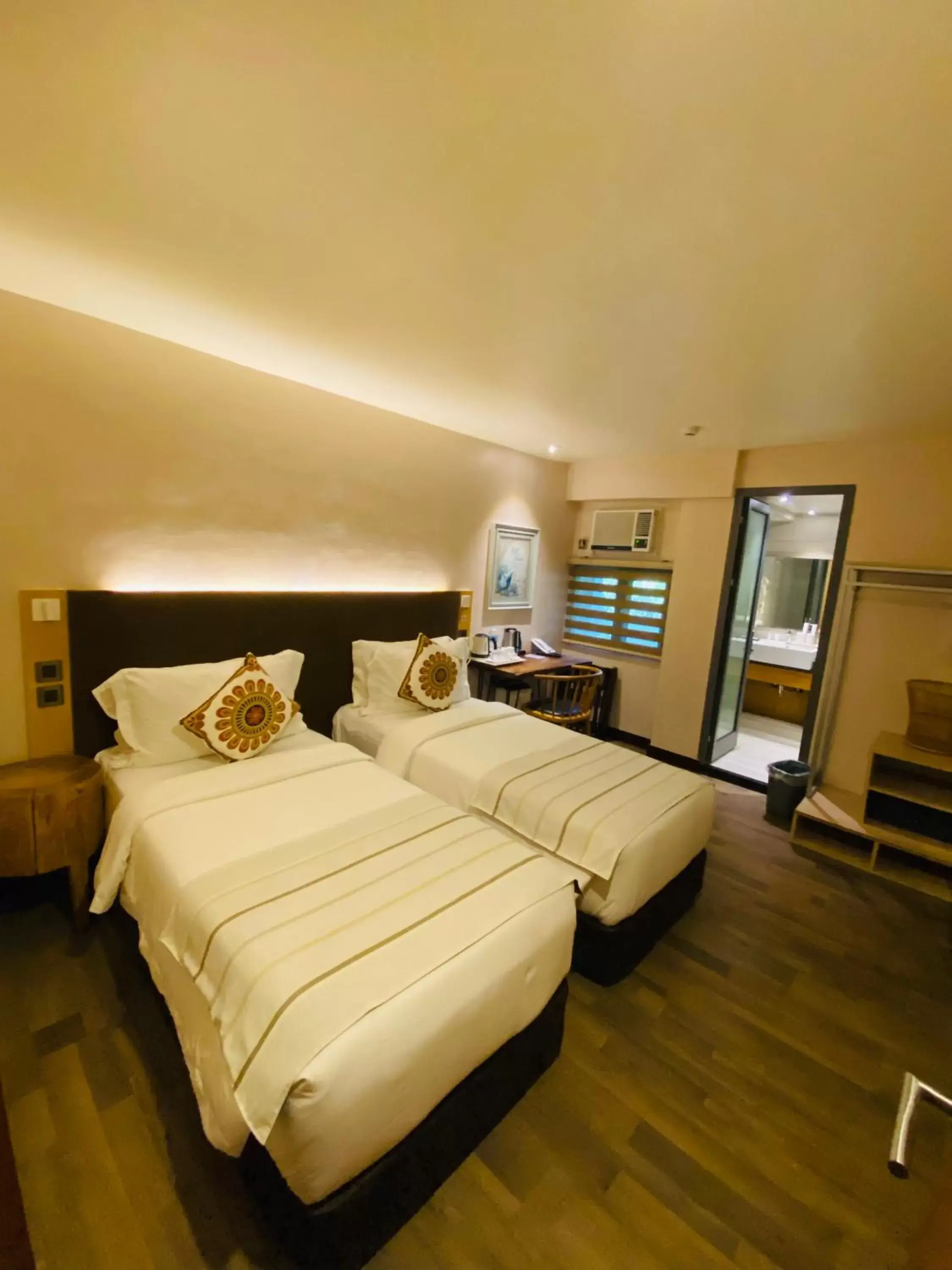 Bed in Cuna Hotel Bed in Cuna Hotel