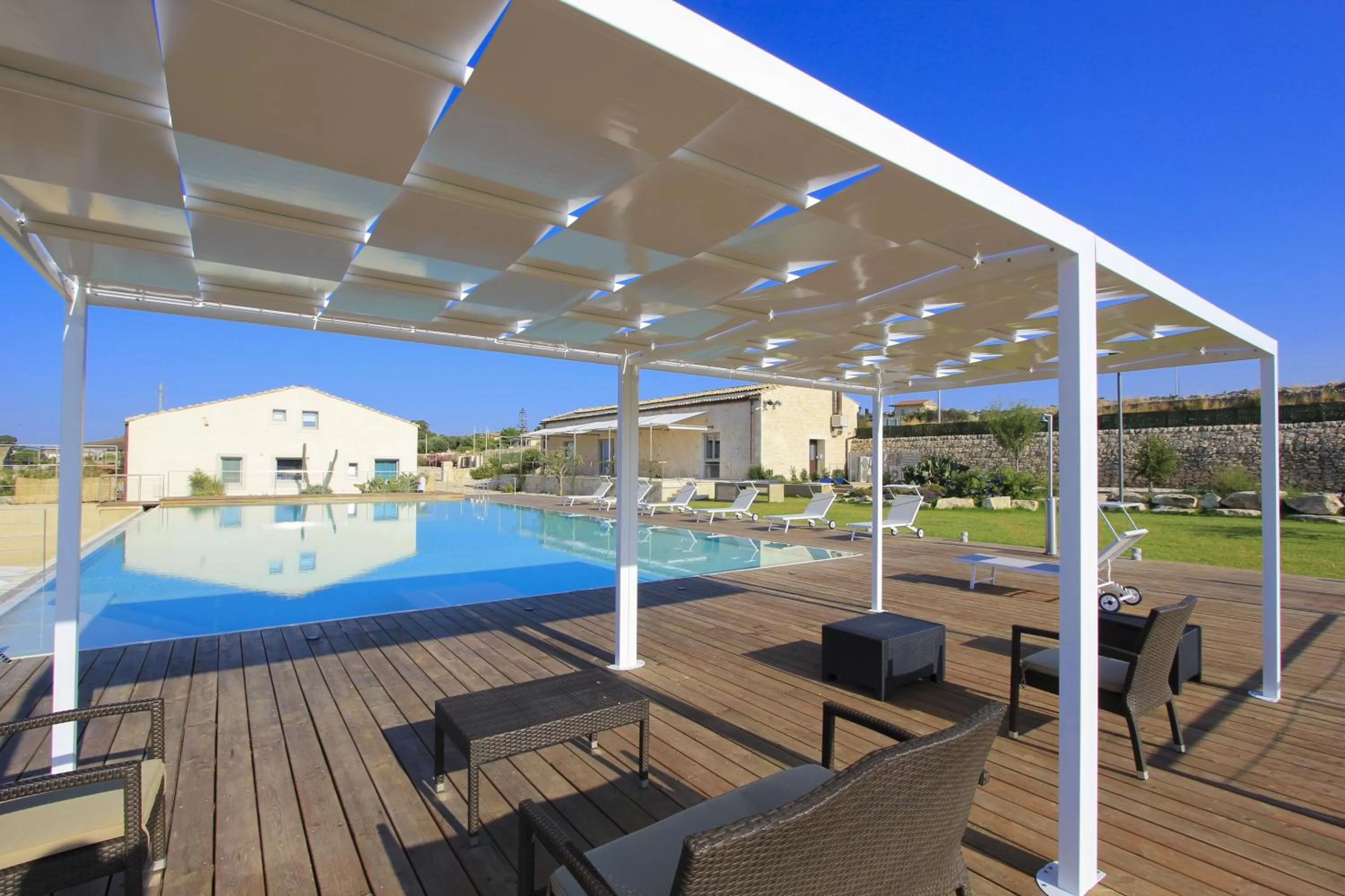 Property building, Swimming Pool in Petrantica Resort