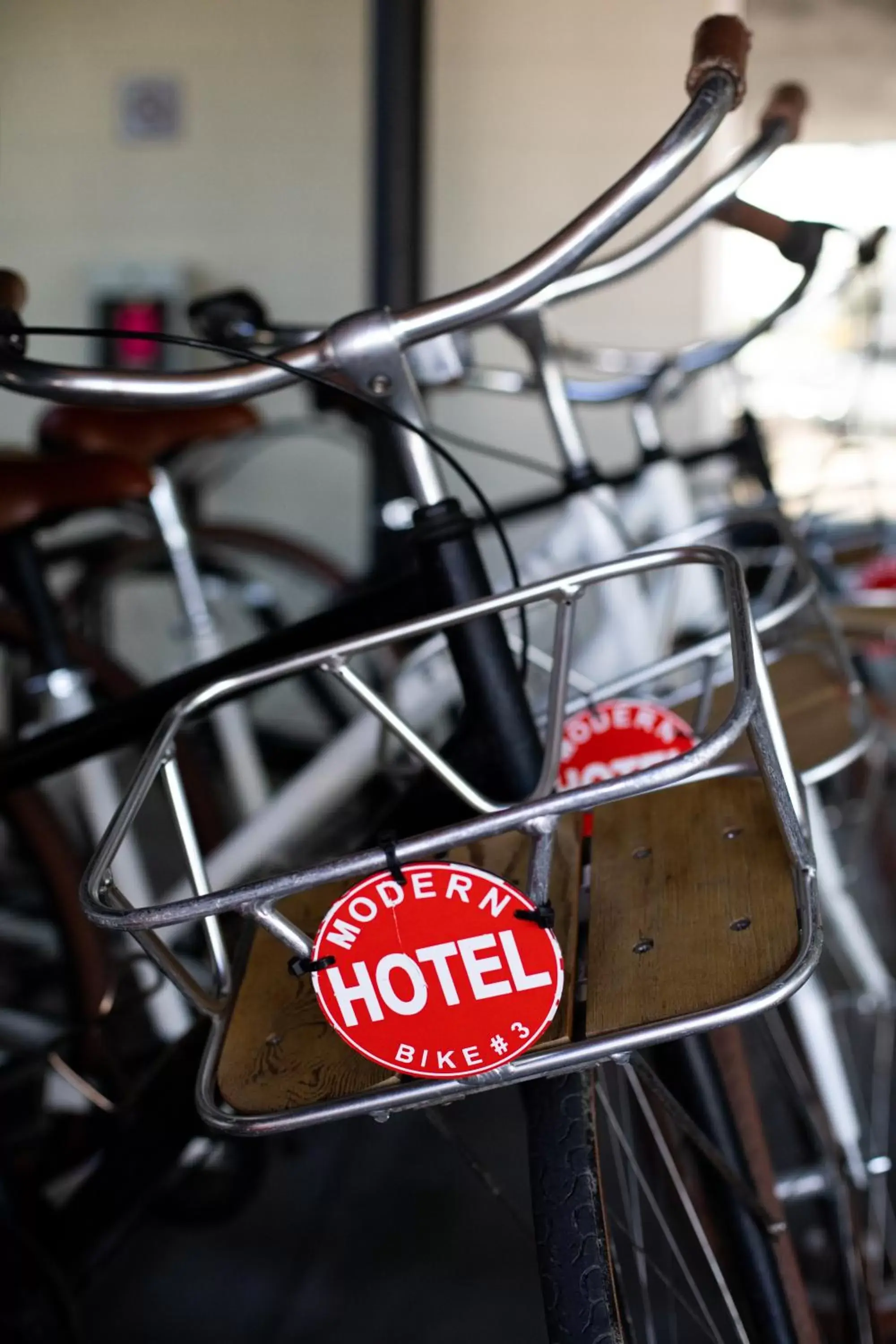 Cycling in Modern Hotel