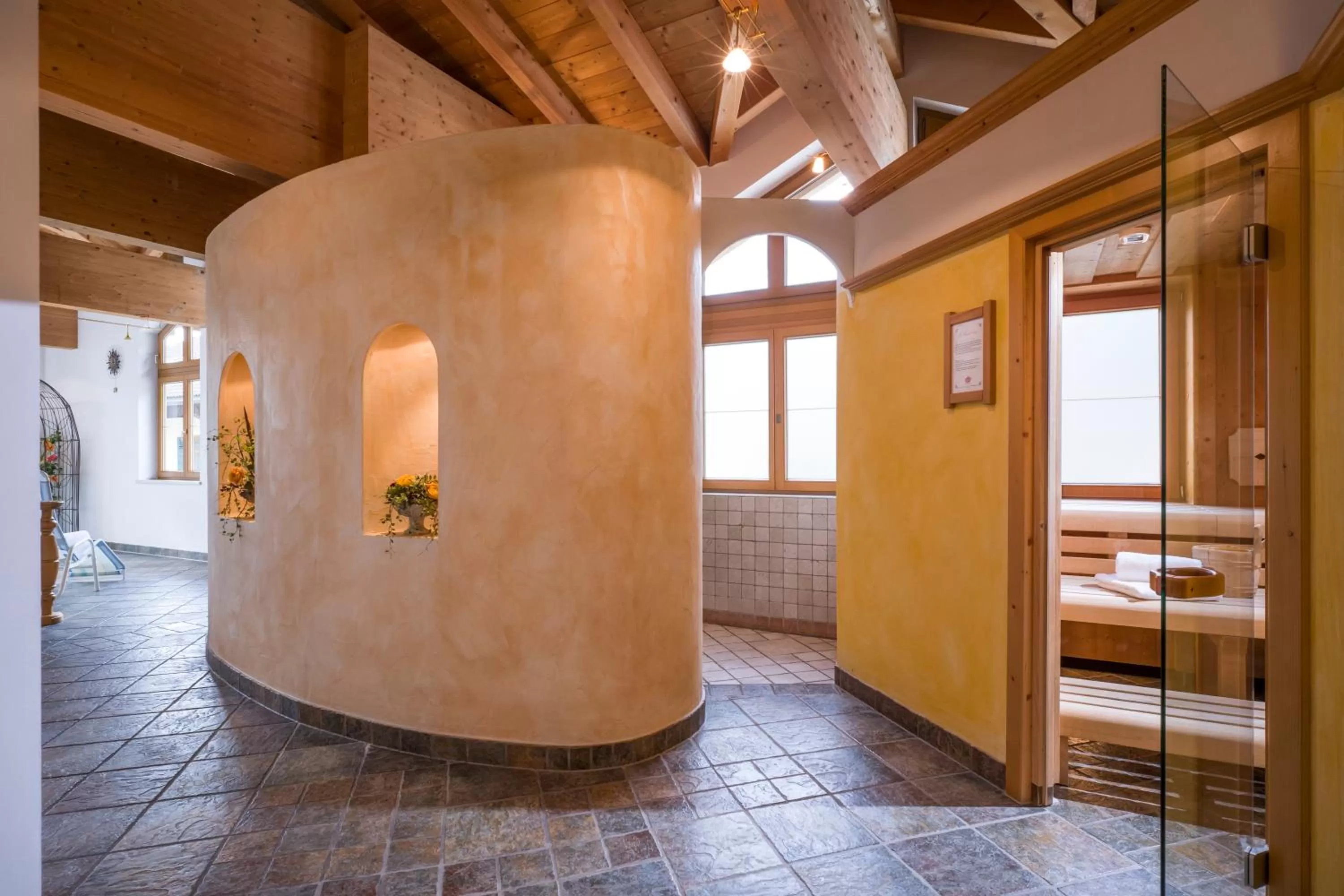 Sauna in Alpenhof Hotel Garni Suprême