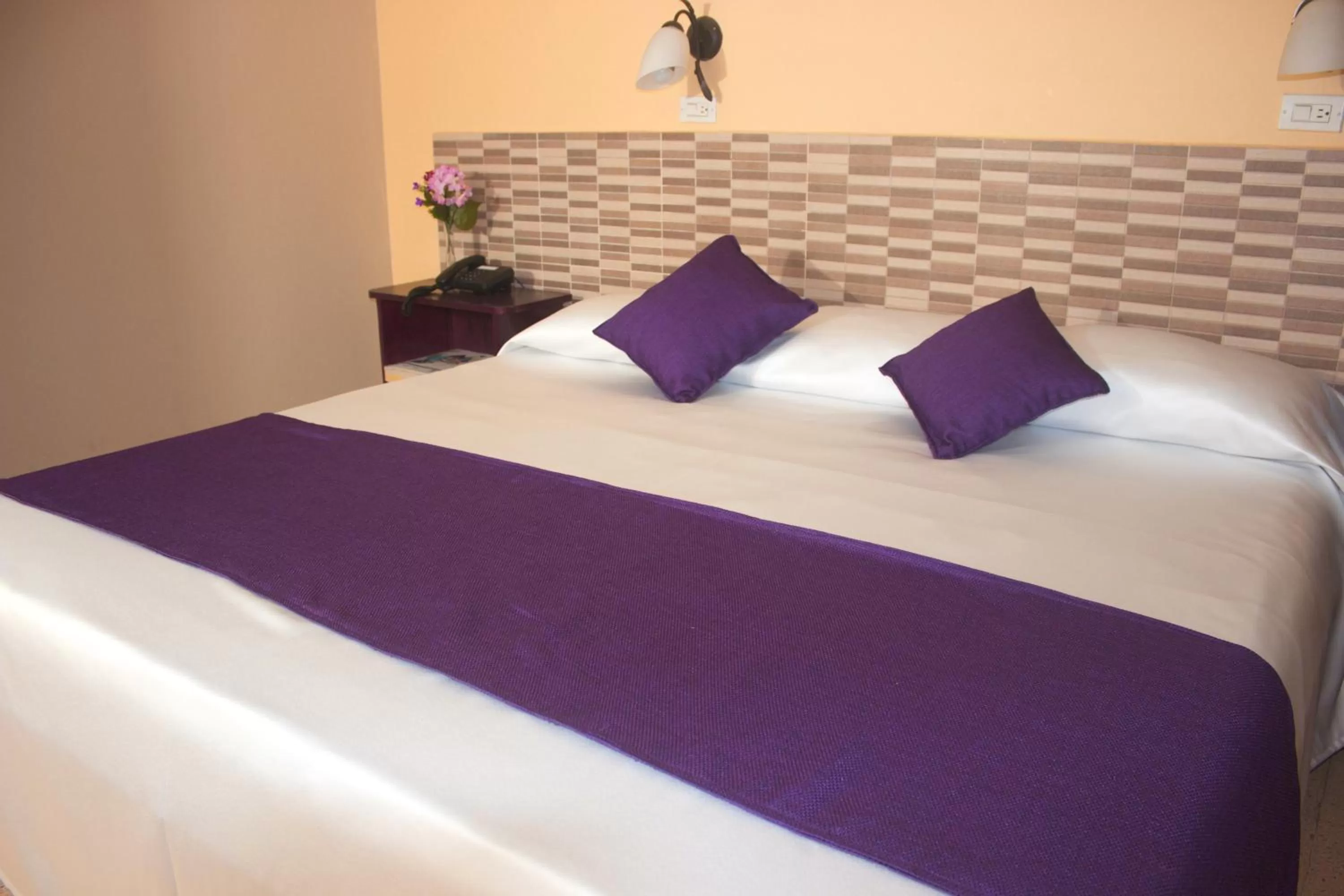 Bed in Hotel Caribe Panamá