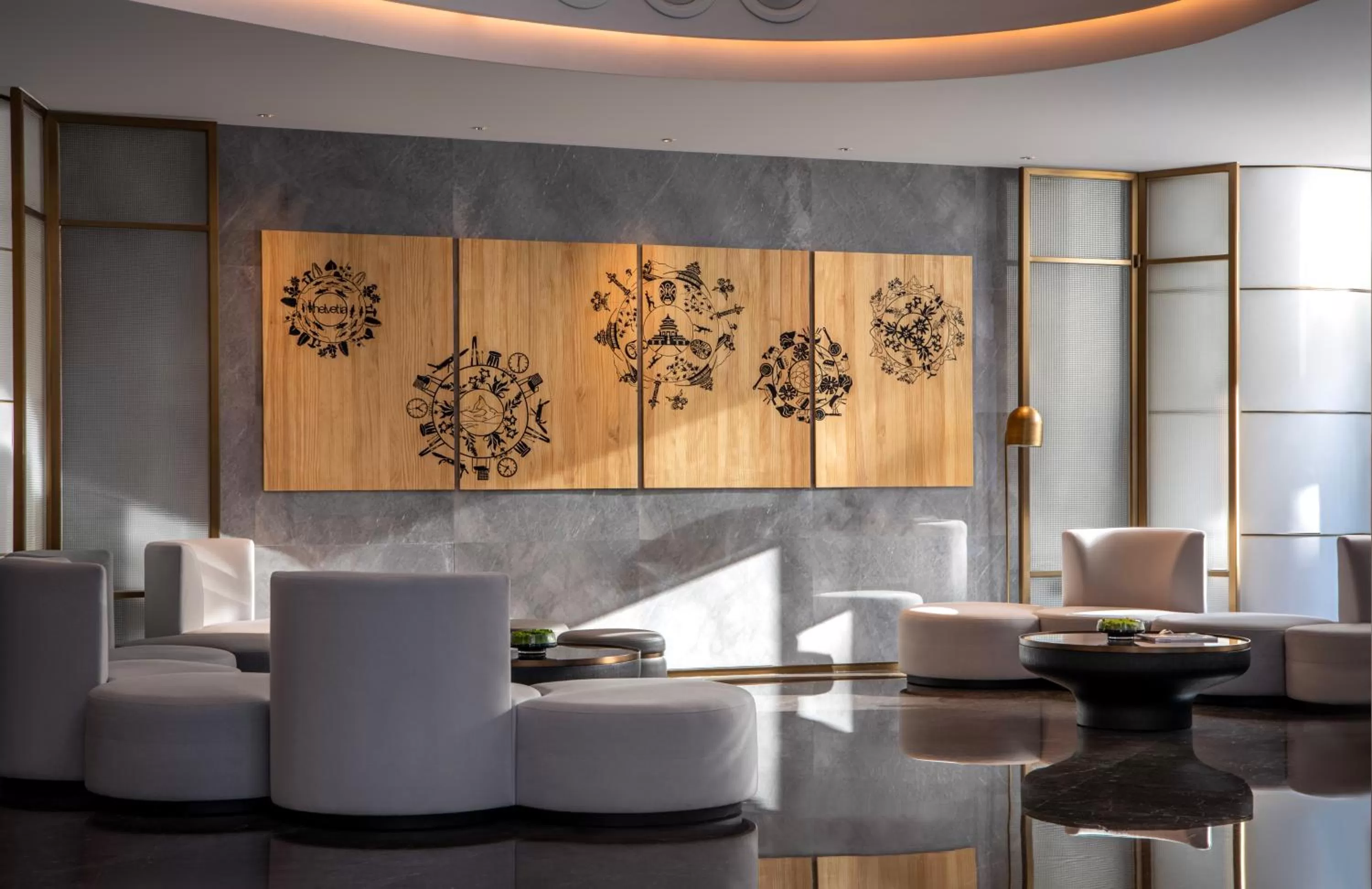 Seating area in Swissotel Beijing Hong Kong Macau Center - 1 min to subway