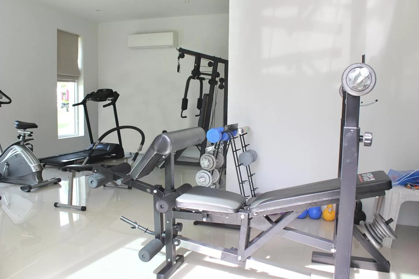 Fitness centre/facilities in The Beach Village Resort