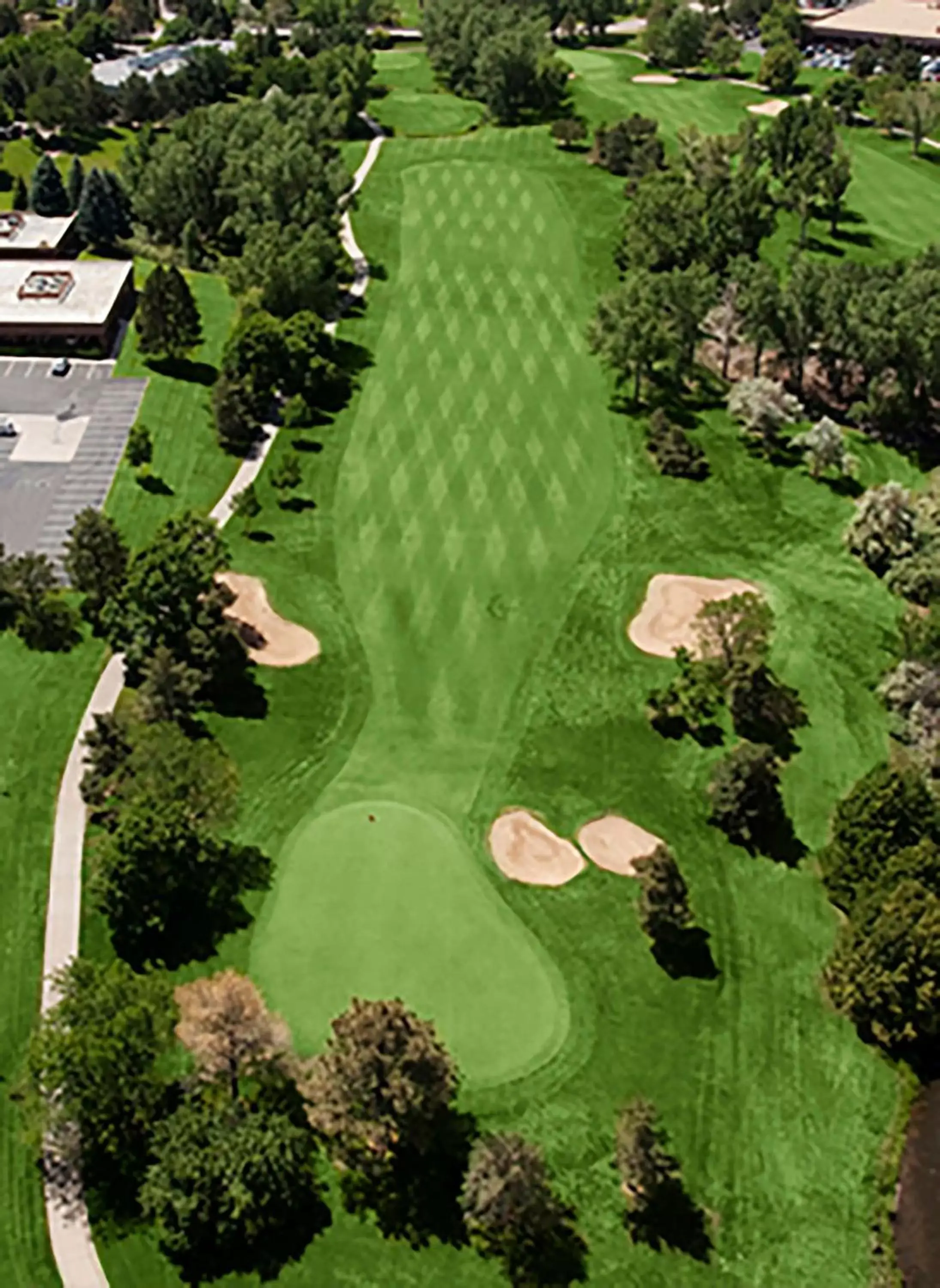 Golfcourse, Bird's-eye View in The Inverness Denver, a Hilton Golf & Spa Resort