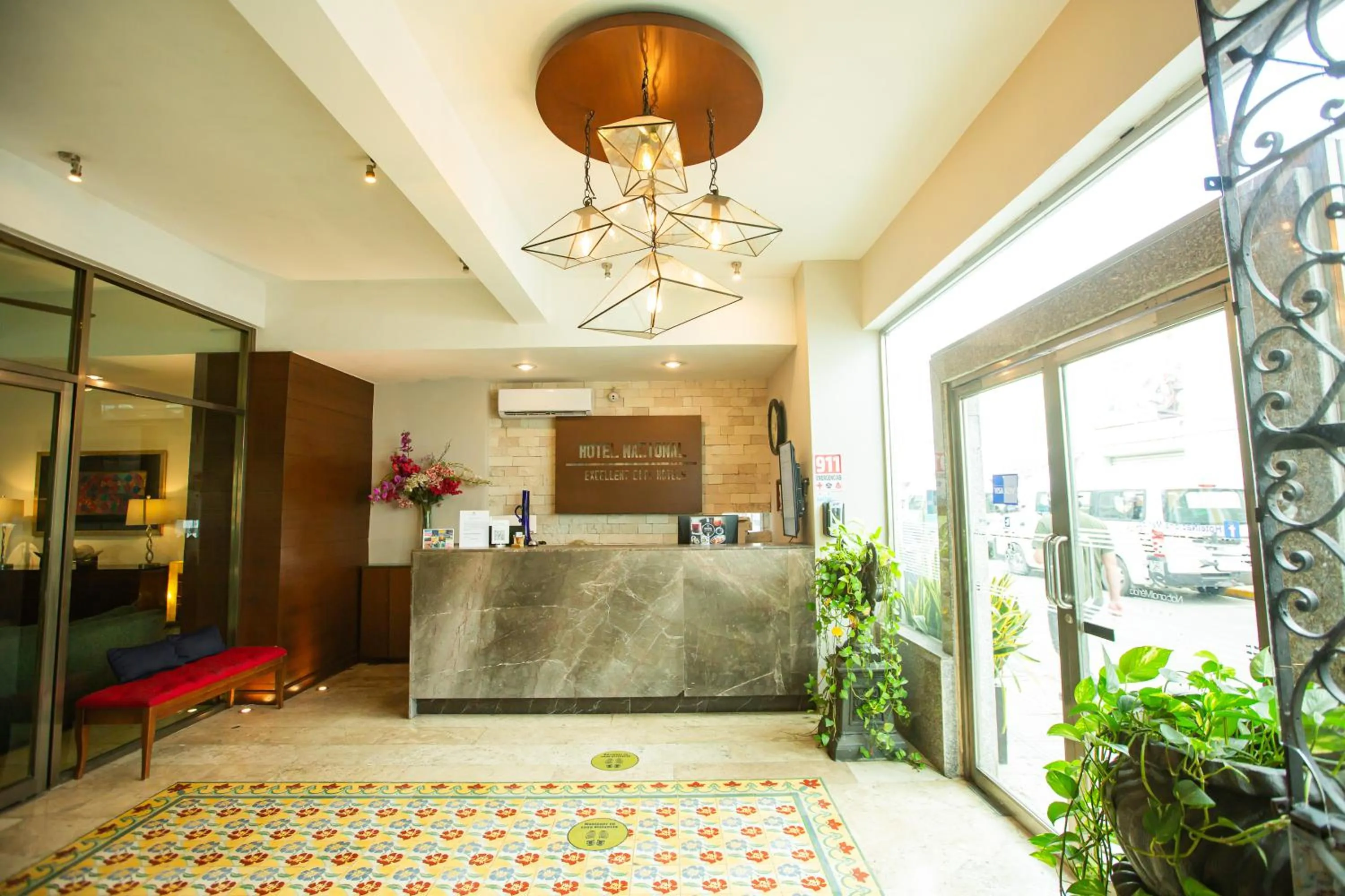 Lobby or reception in Hotel Nacional Merida