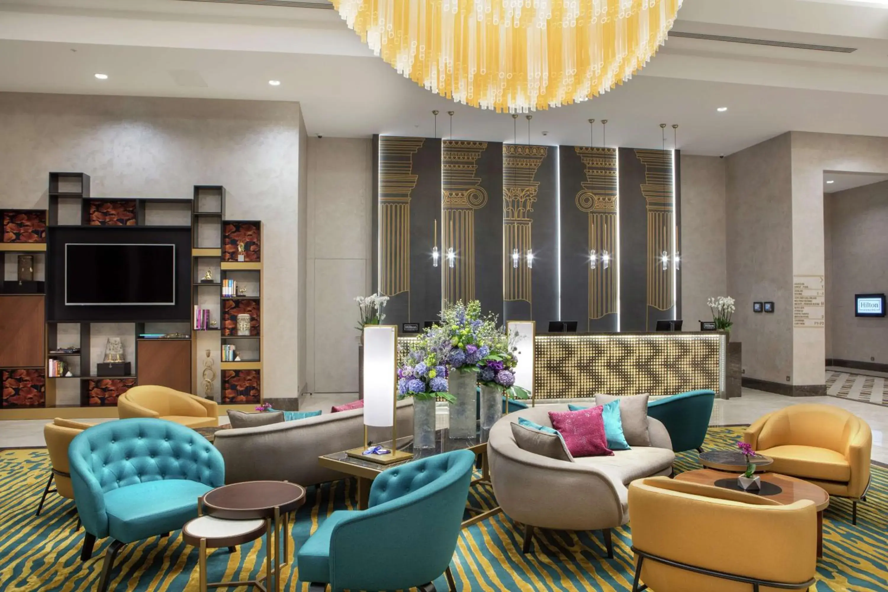 Lobby or reception, Lounge/Bar in Doubletree By Hilton Antalya City Centre