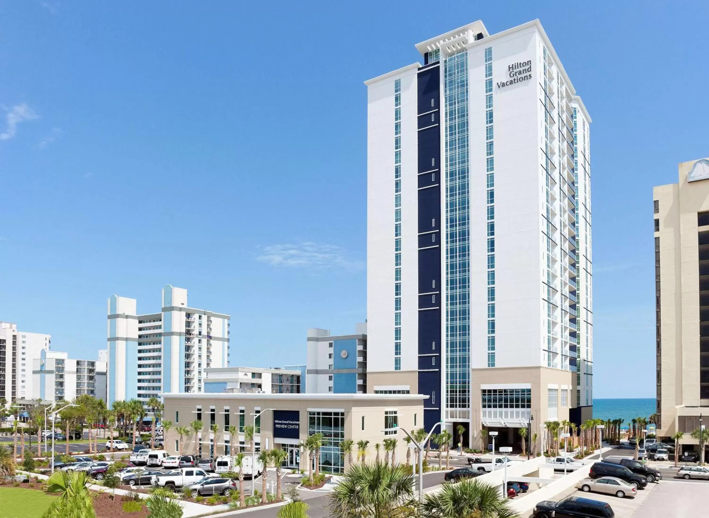 Property Building in Hilton Grand Vacations Club Ocean 22 Myrtle Beach
