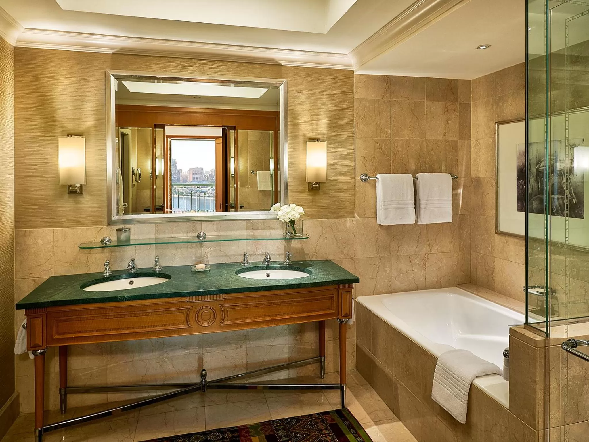 Bathroom in Four Seasons Hotel Cairo at Nile Plaza