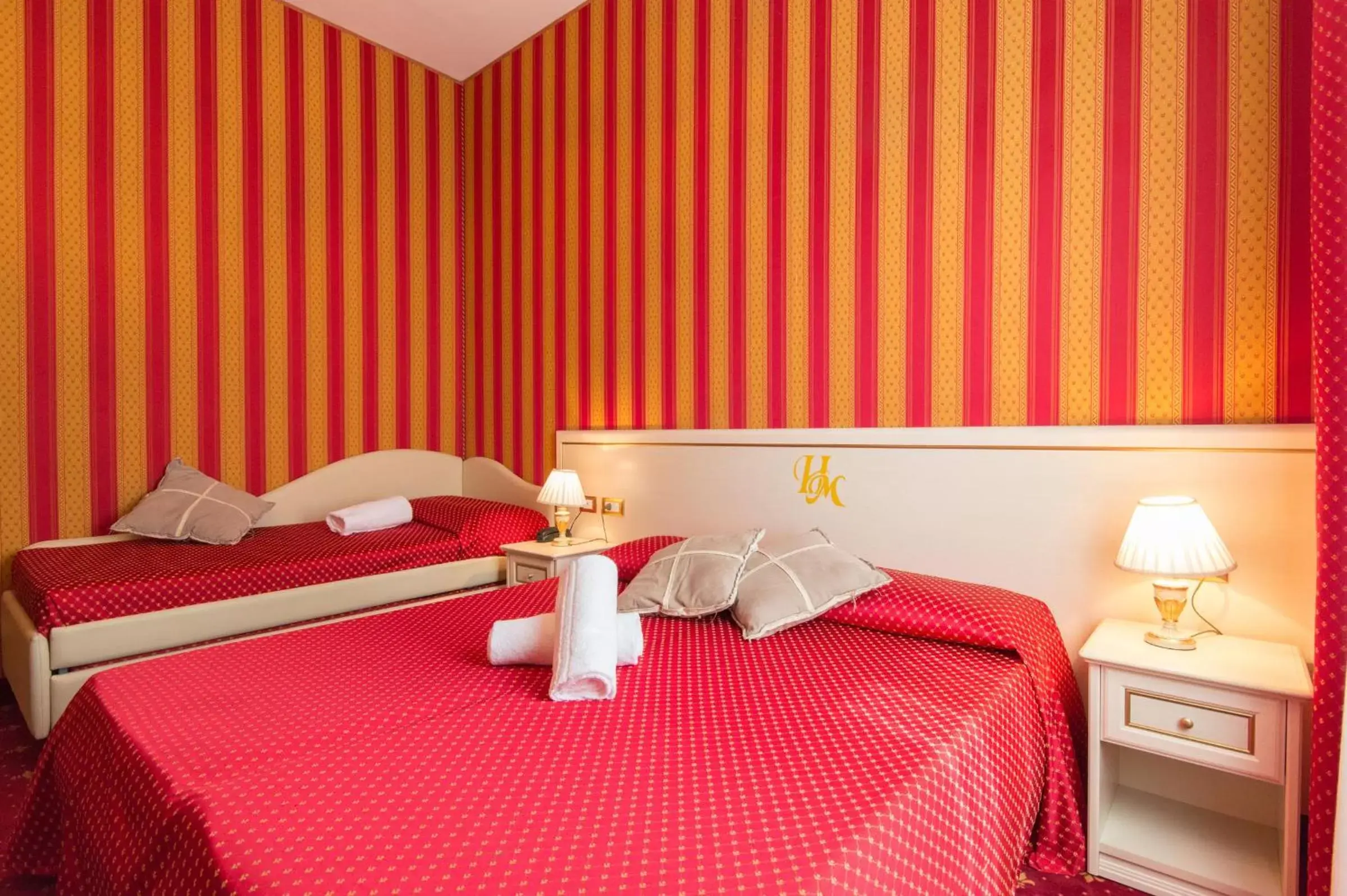 Bedroom, Bed in Messner Palace