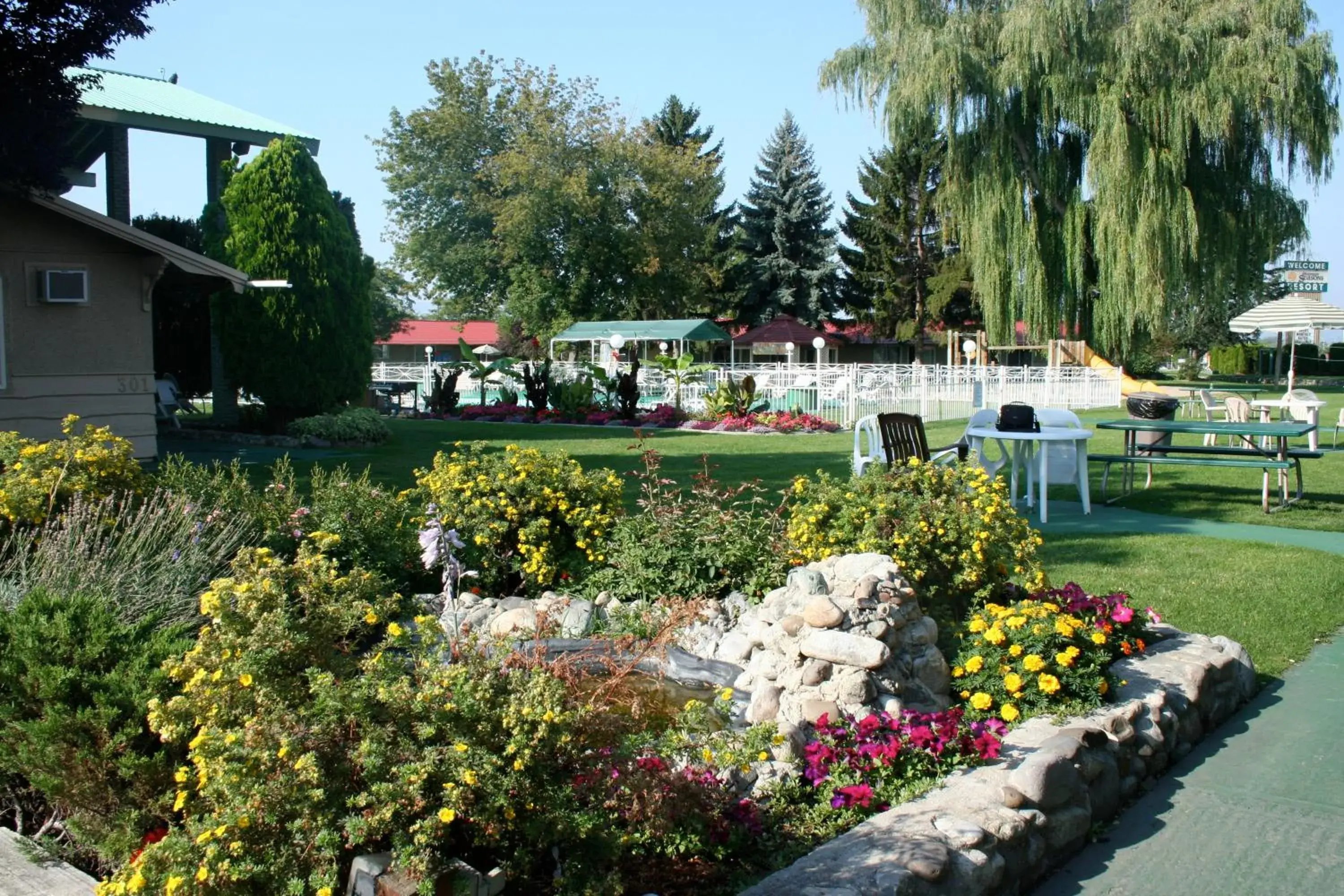 Garden in Okanagan Seasons Resort