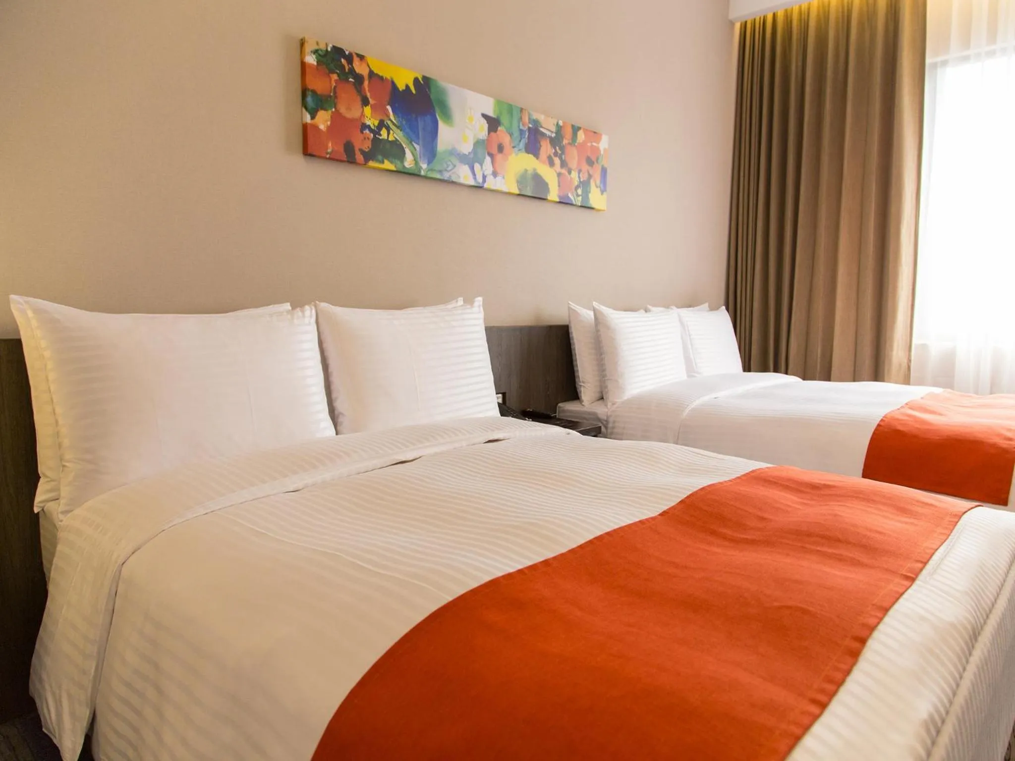 City view, Bed in Hoya Resort Hotel Kaohsiung