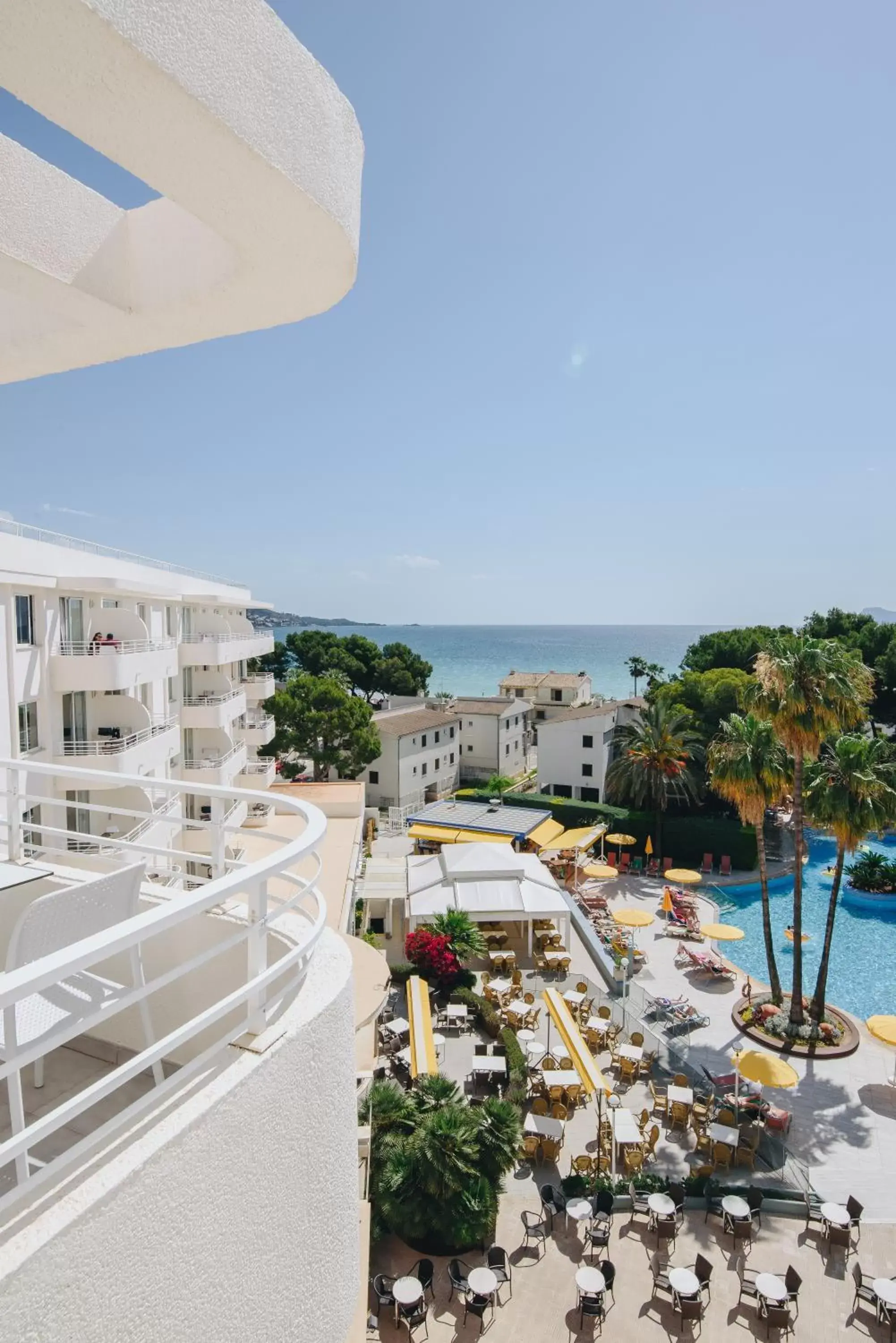 Balcony/Terrace, Pool View in Hotel Ivory Playa Sports & Spa
