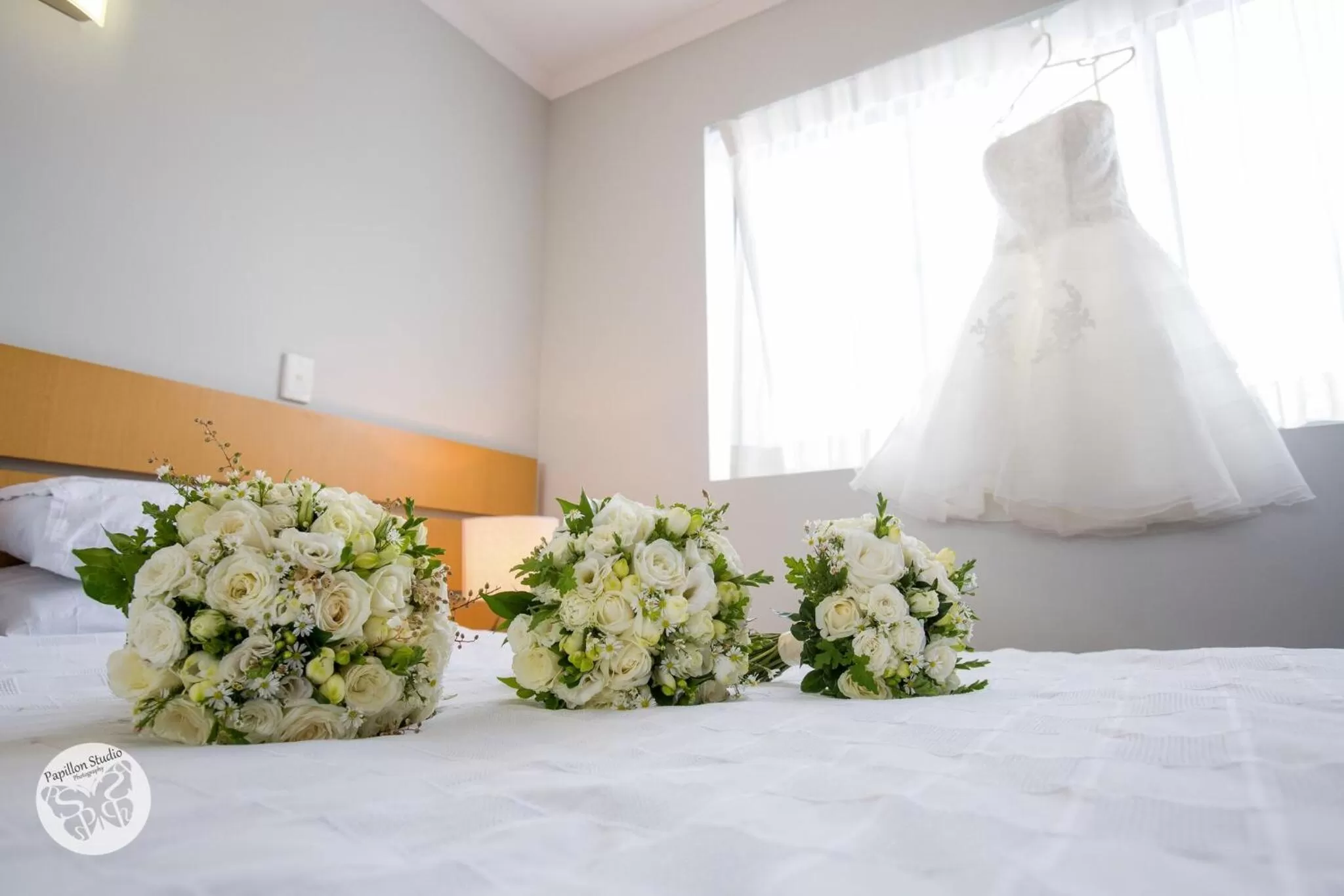 Decorative detail, Bed in Manly Marina Cove Motel