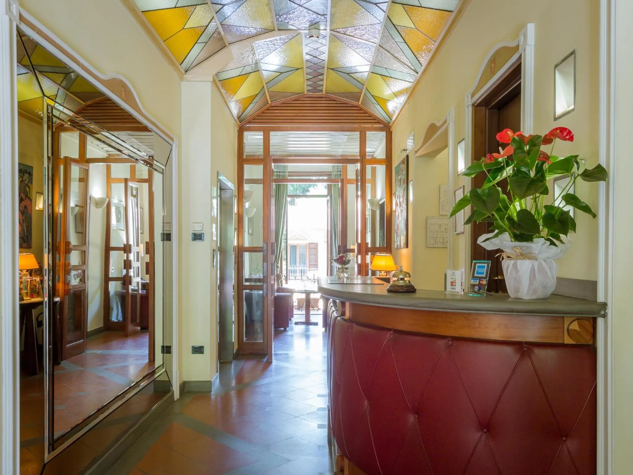 Lobby or reception in Hotel Panama