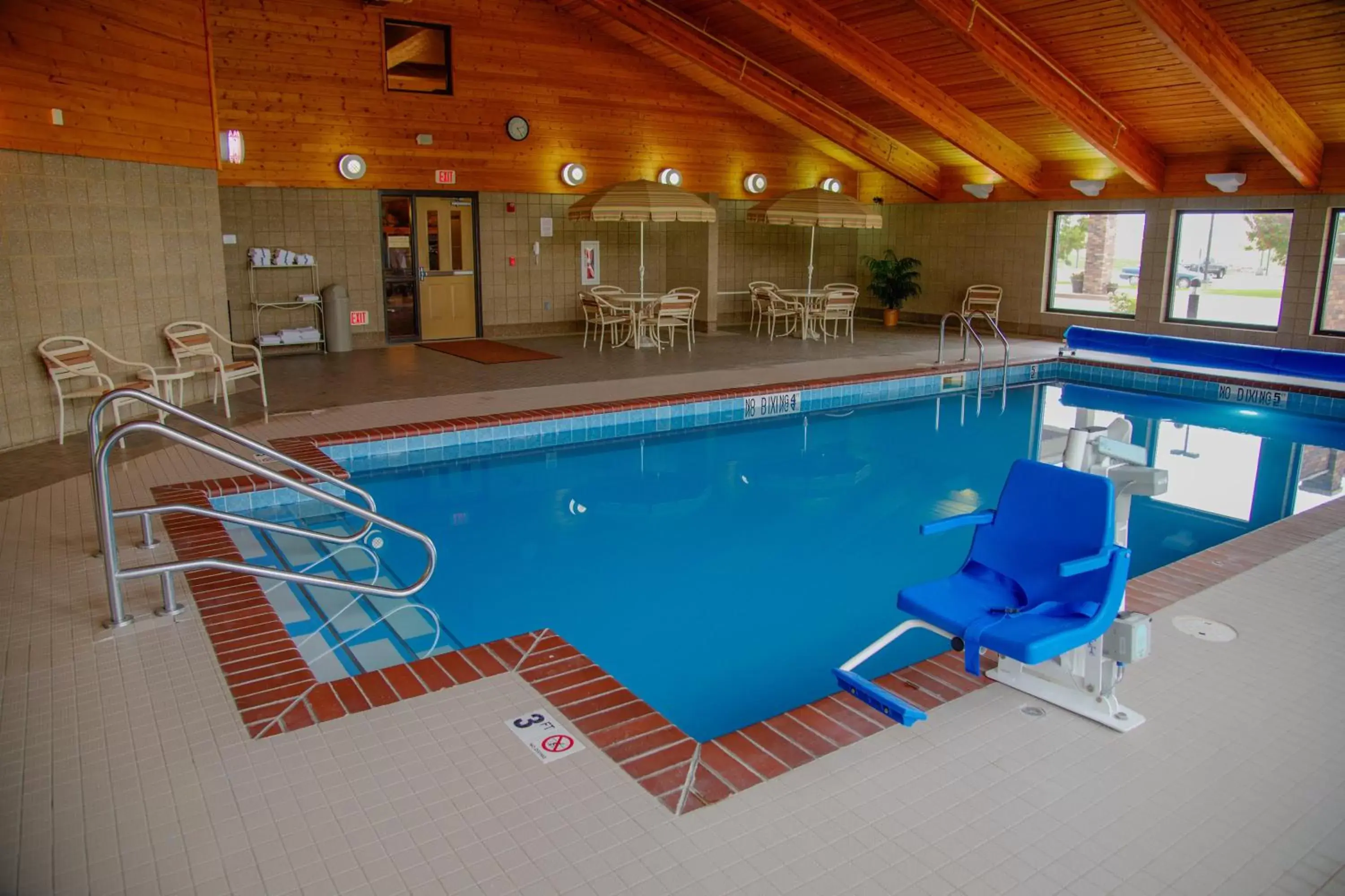 Swimming pool in AmericInn by Wyndham Havre Swimming pool in AmericInn by Wyndham Havre