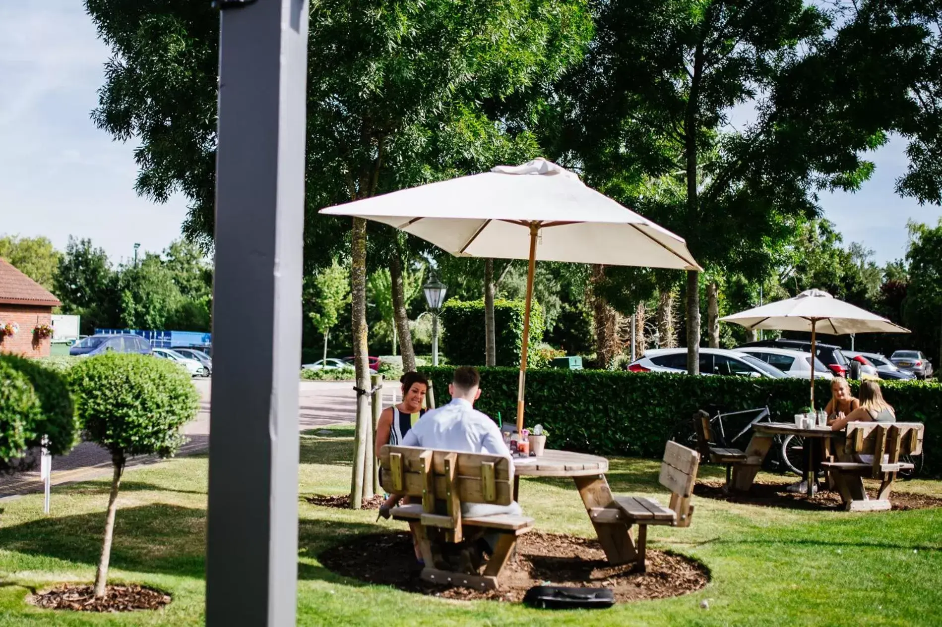 Patio in Lodge at Bristol