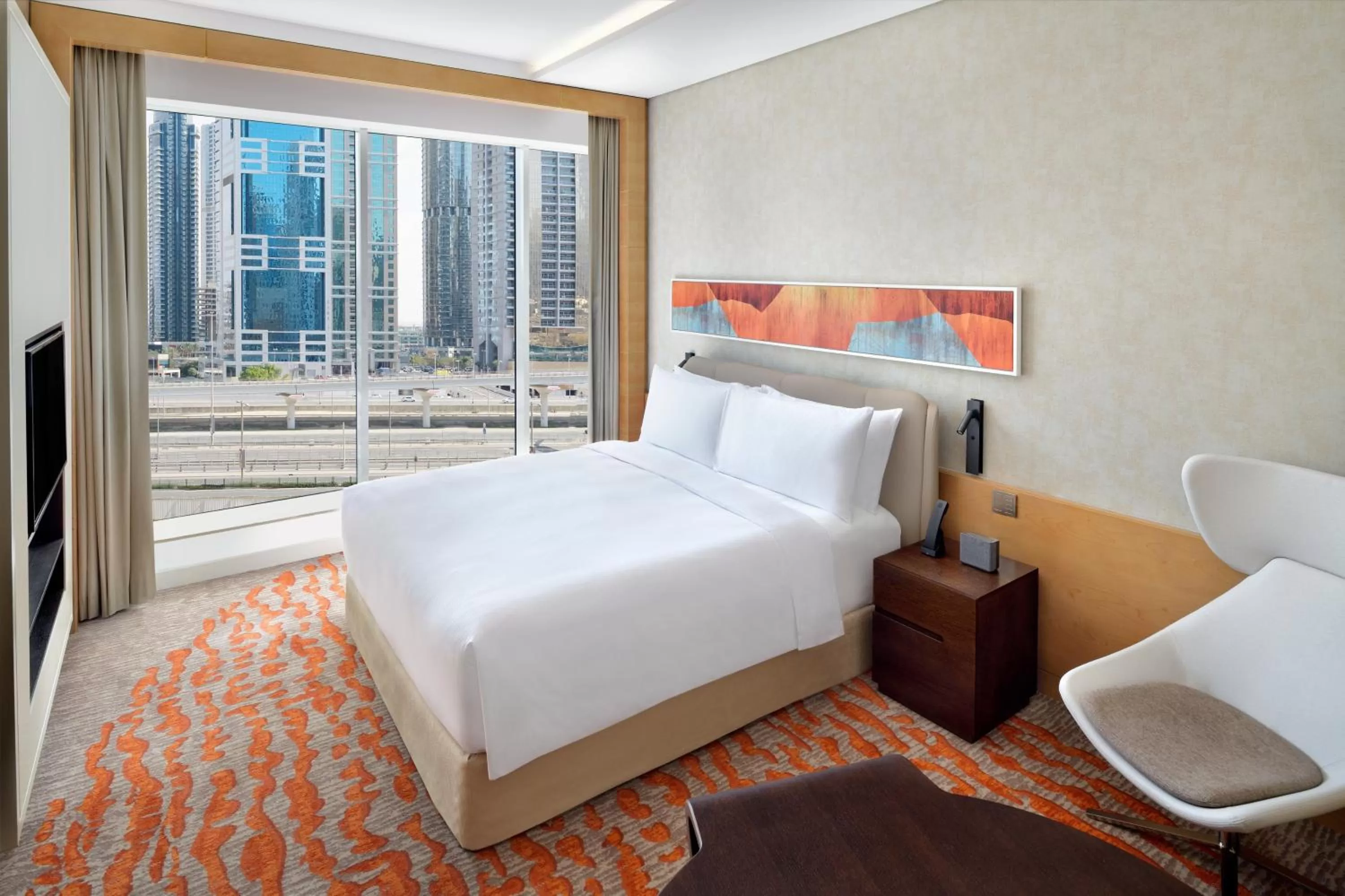 Photo of the whole room, Bed in Crowne Plaza Dubai Marina by IHG