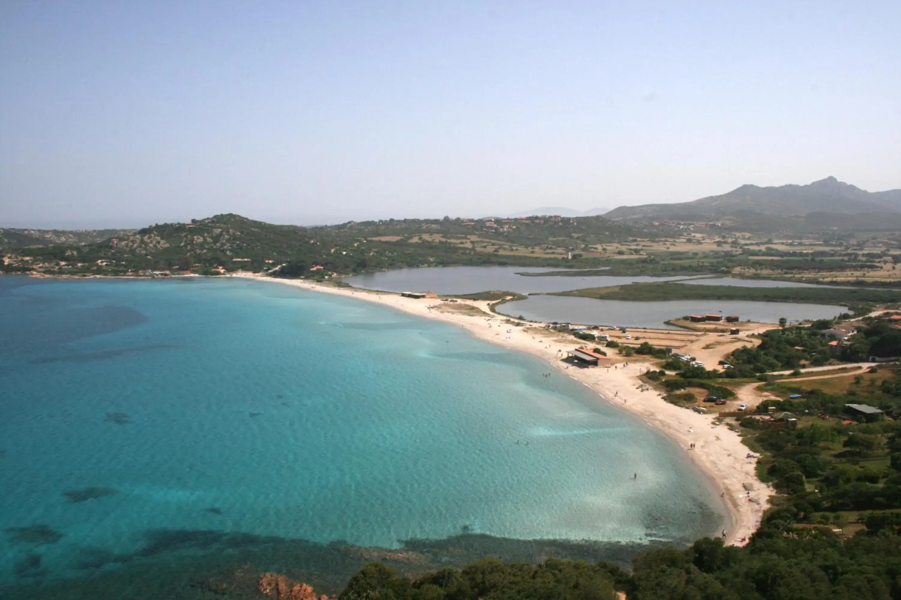 Beach, Bird's-eye View in Residence Hotel Lu Nibareddu