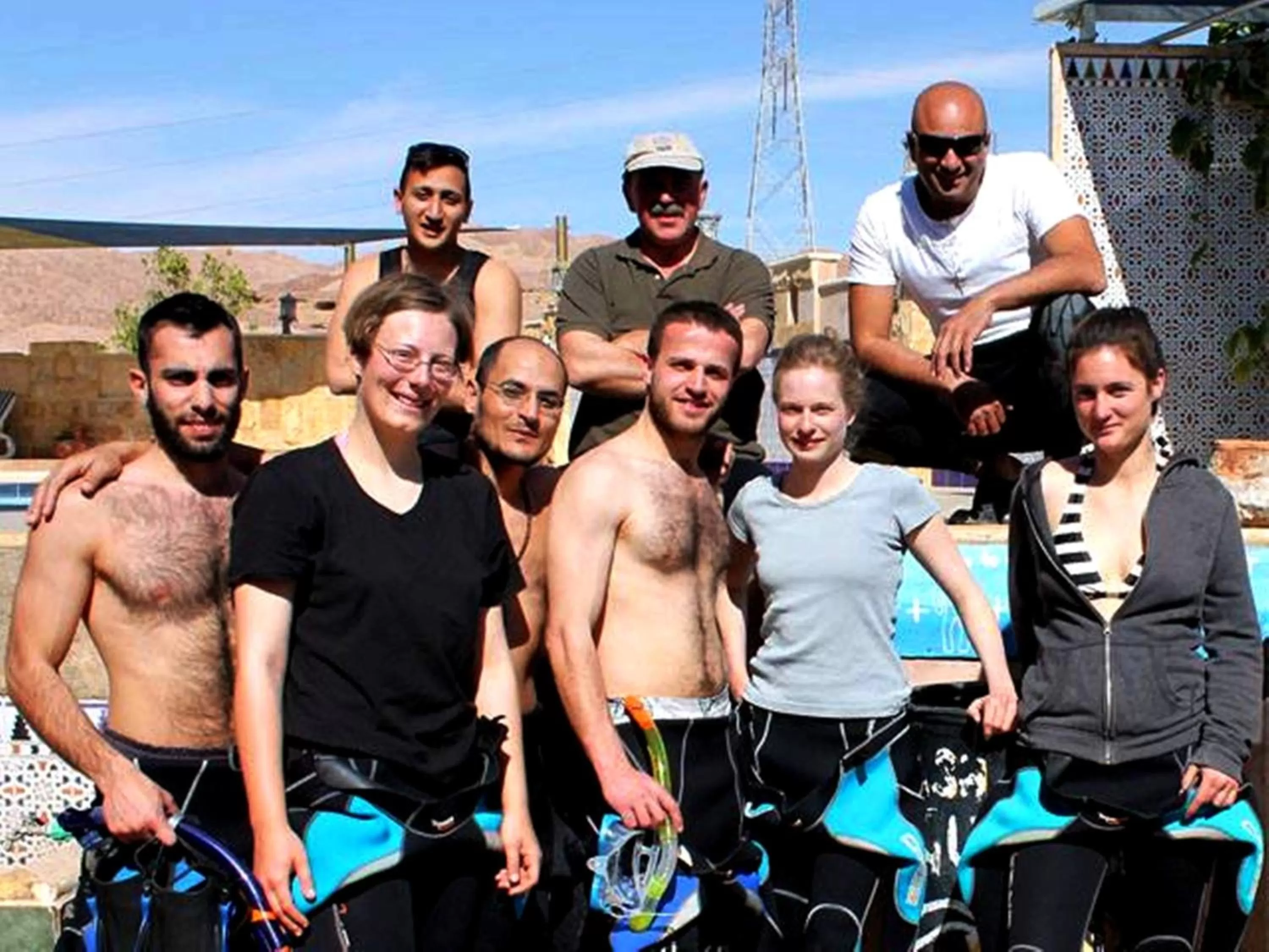 People in Arab Divers Dive Center and Bed & Breakfast