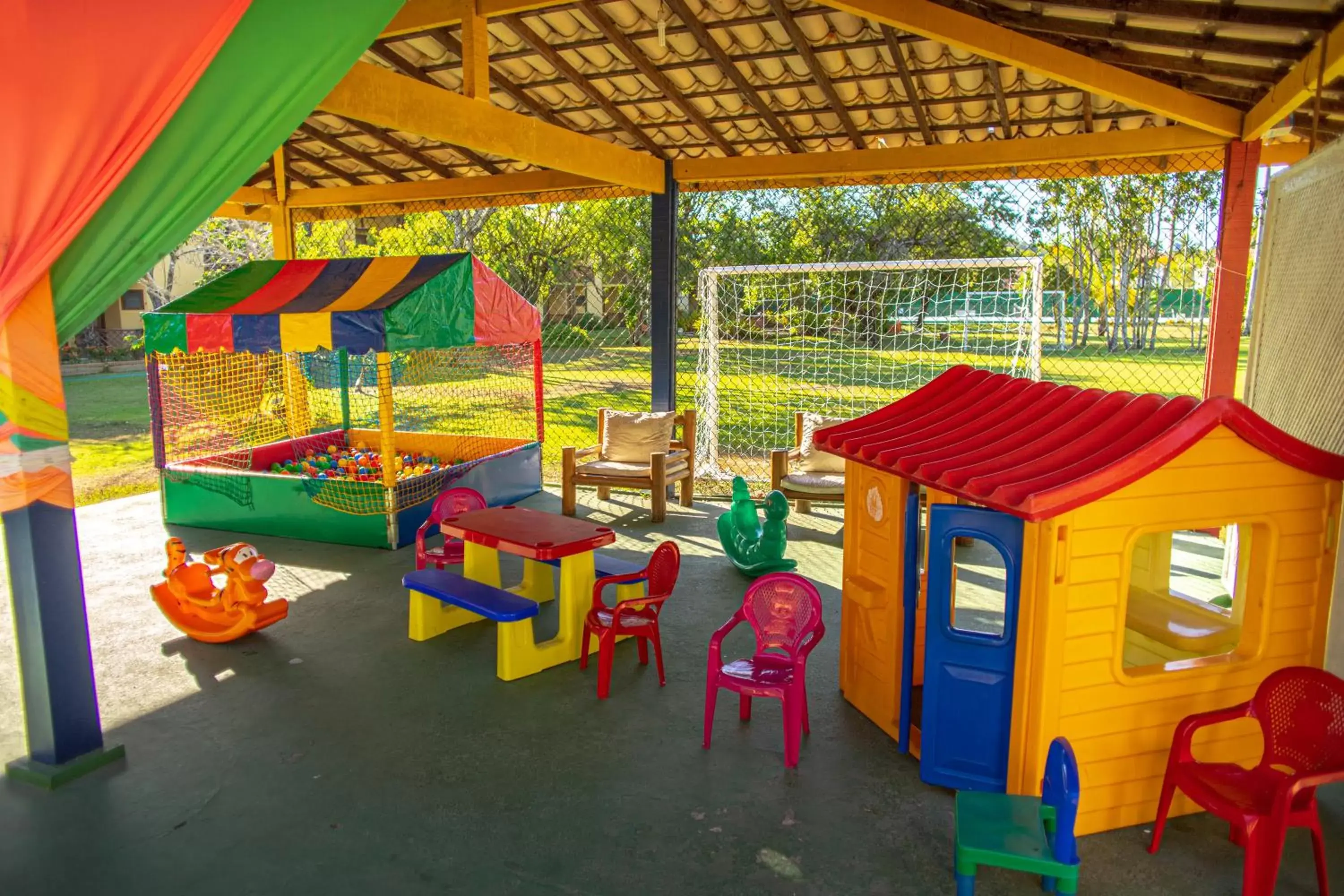 Children play ground in Portobello Praia