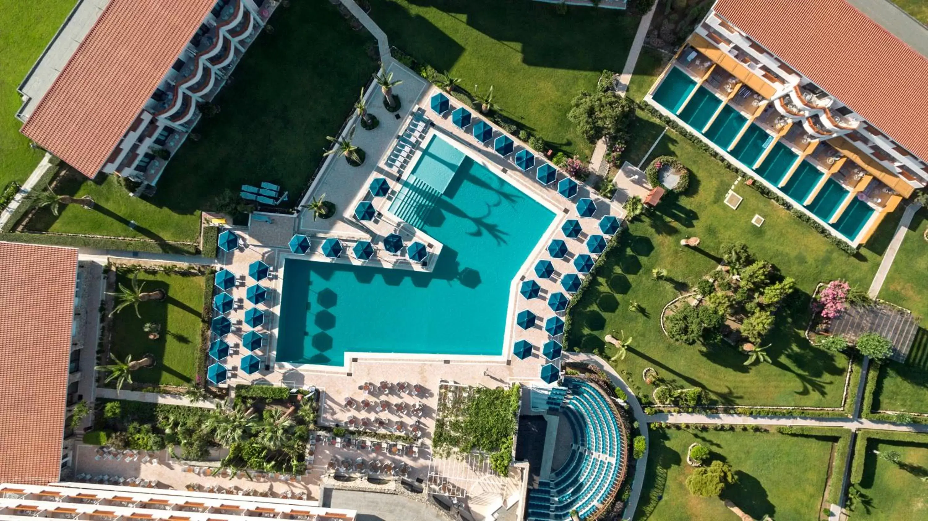 Bird's eye view in Mitsis Ramira Bird's eye view in Mitsis Ramira