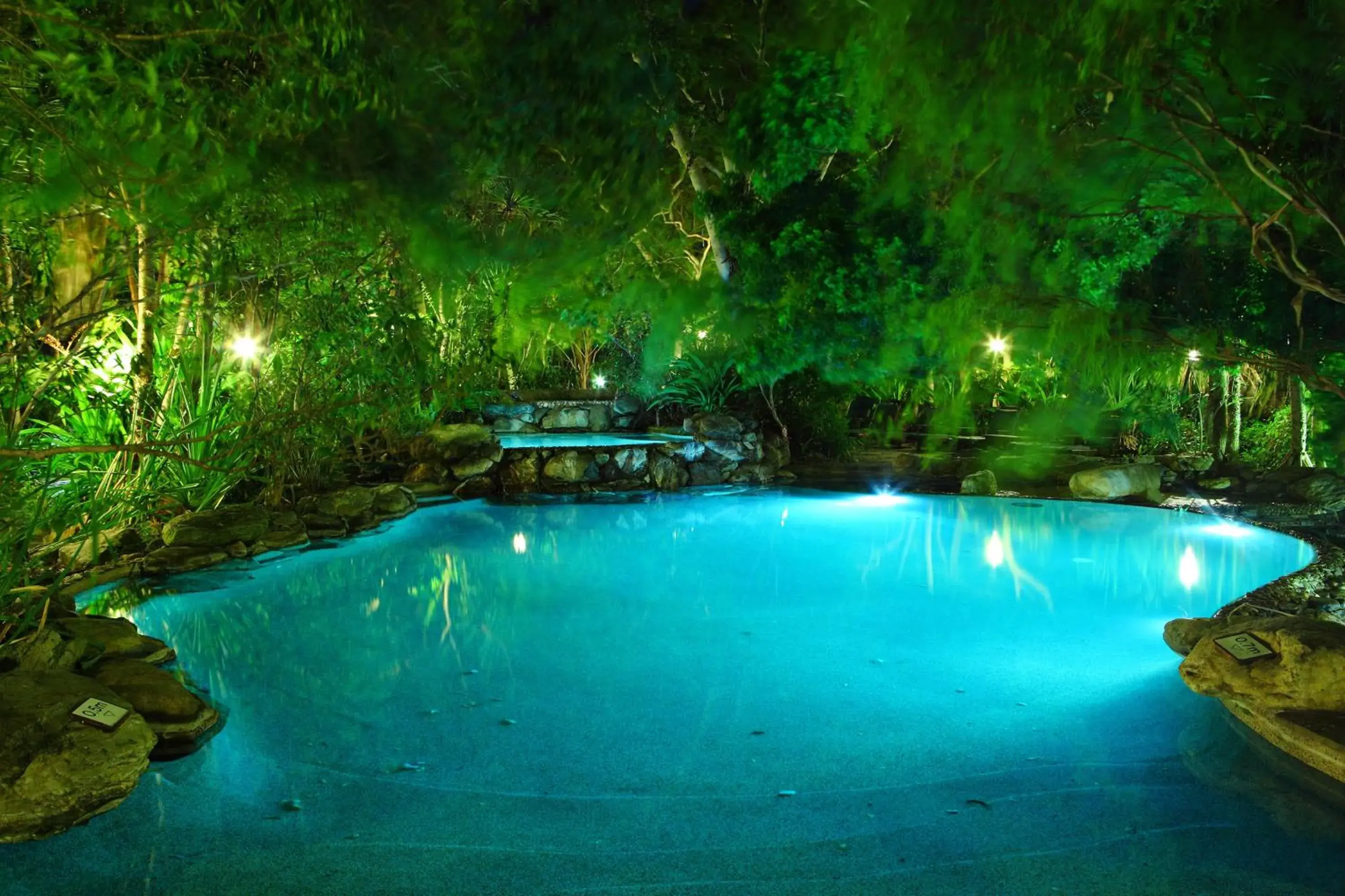 Night, Swimming Pool in Thala Beach Nature Reserve