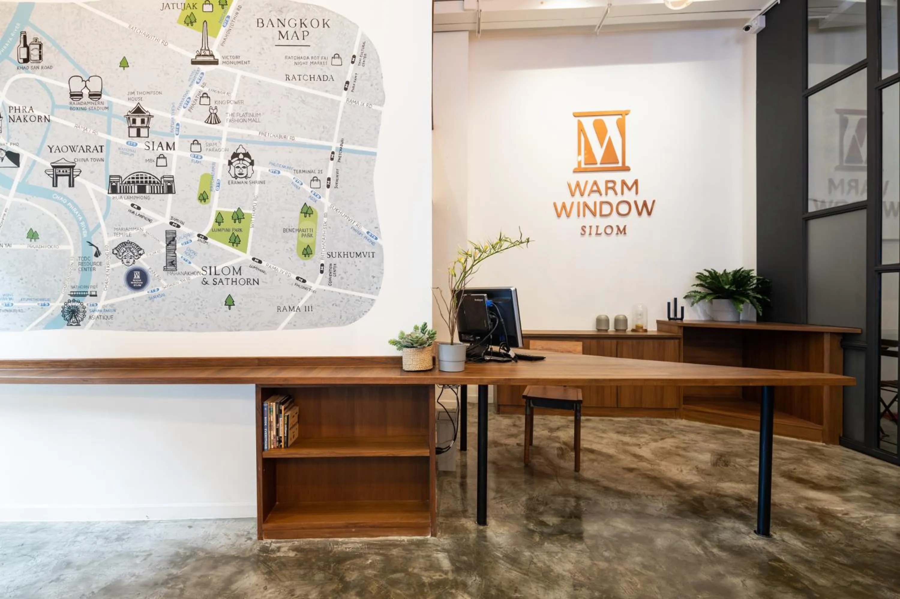 Lobby or reception in Warm Window Silom