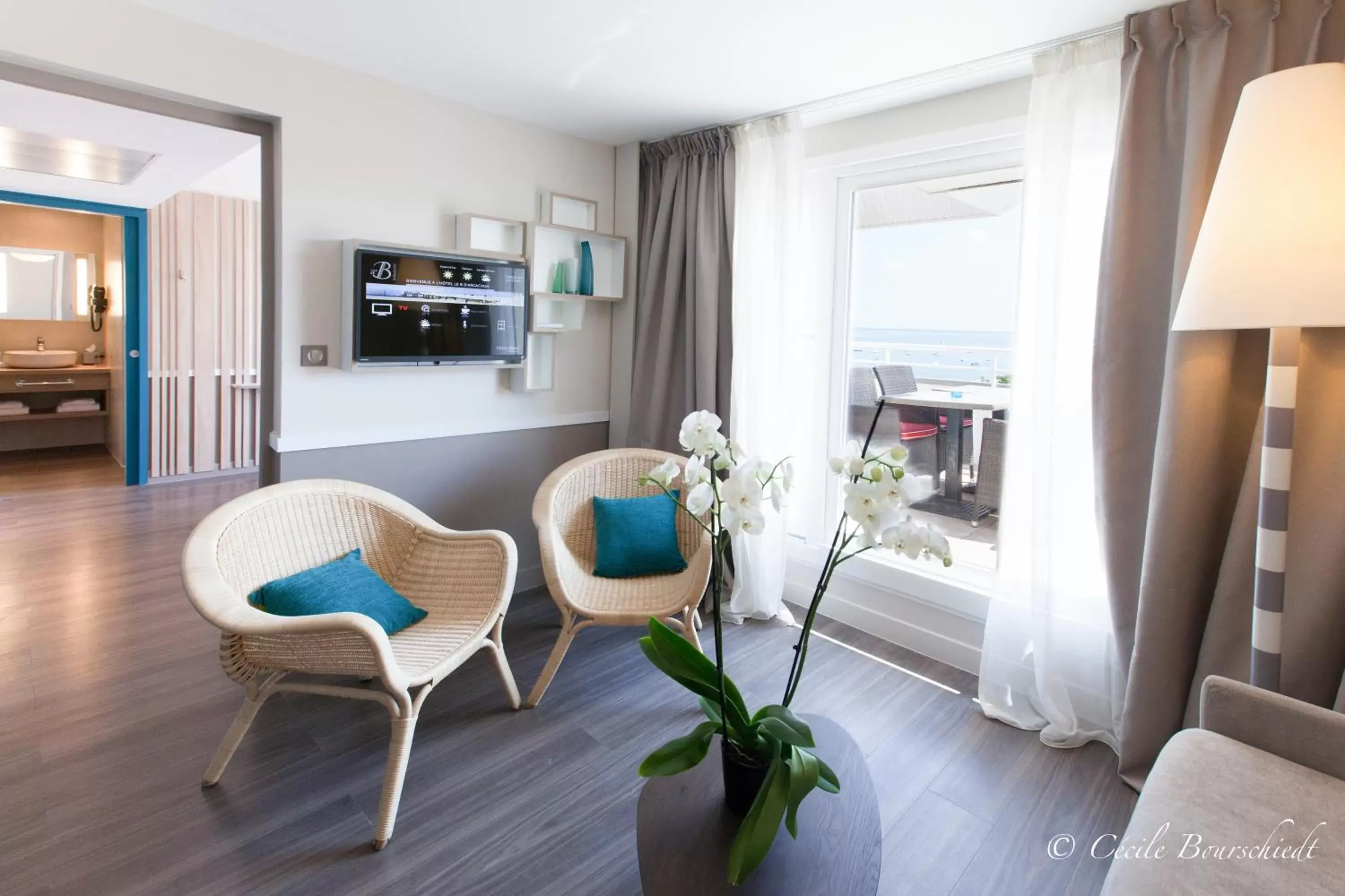 Seating Area in Hôtel Le B d'Arcachon by Inwood Hotels