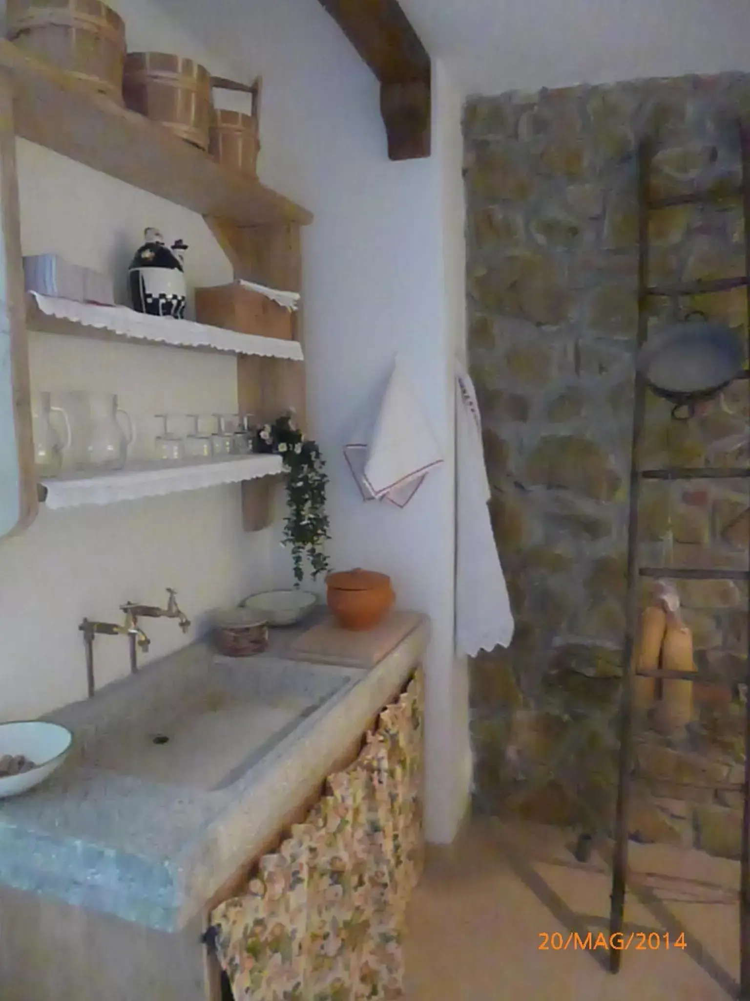 Decorative detail, Bathroom in Albergo La Foresteria
